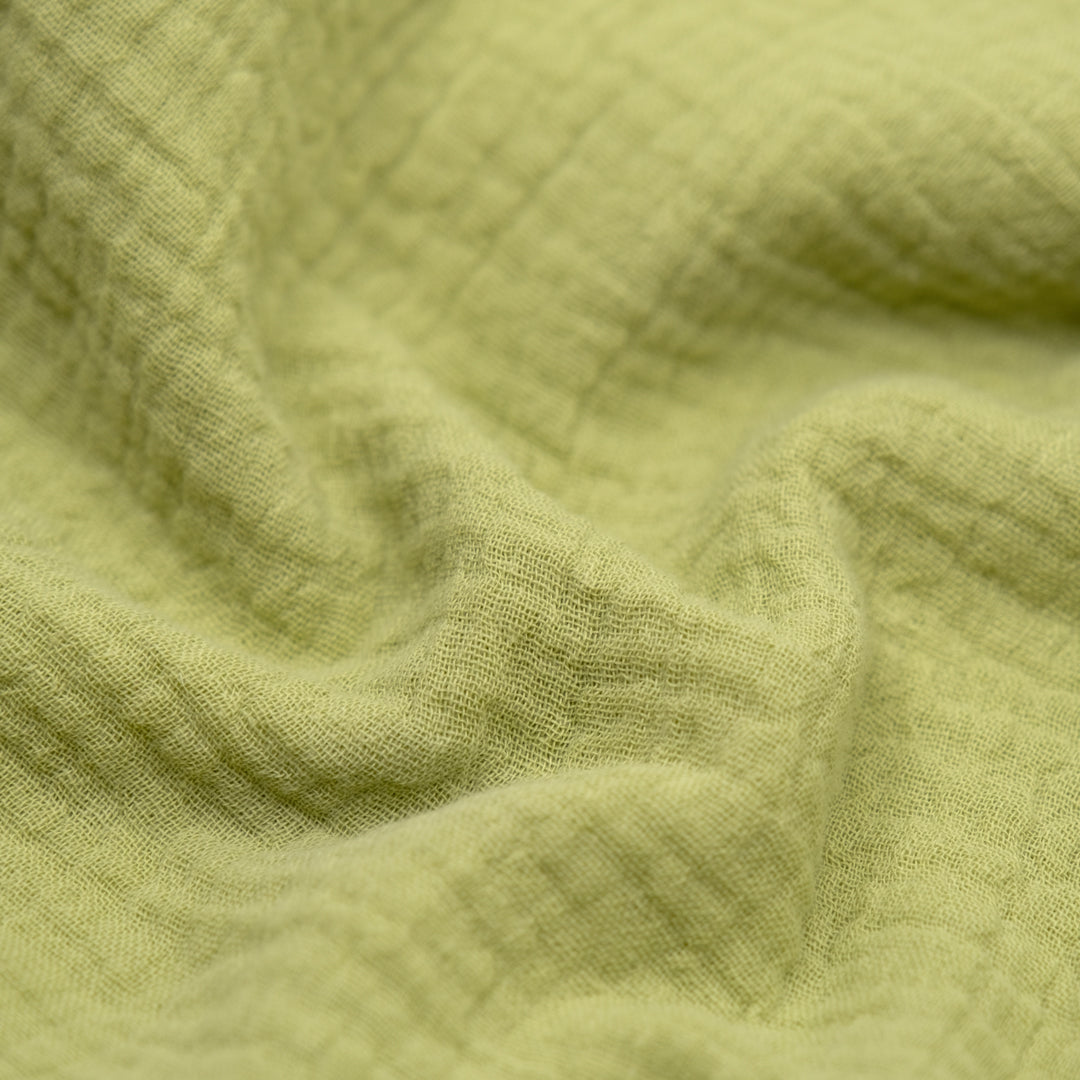 Organic Cotton Double Gauze - Peashoot | Blackbird Fabrics