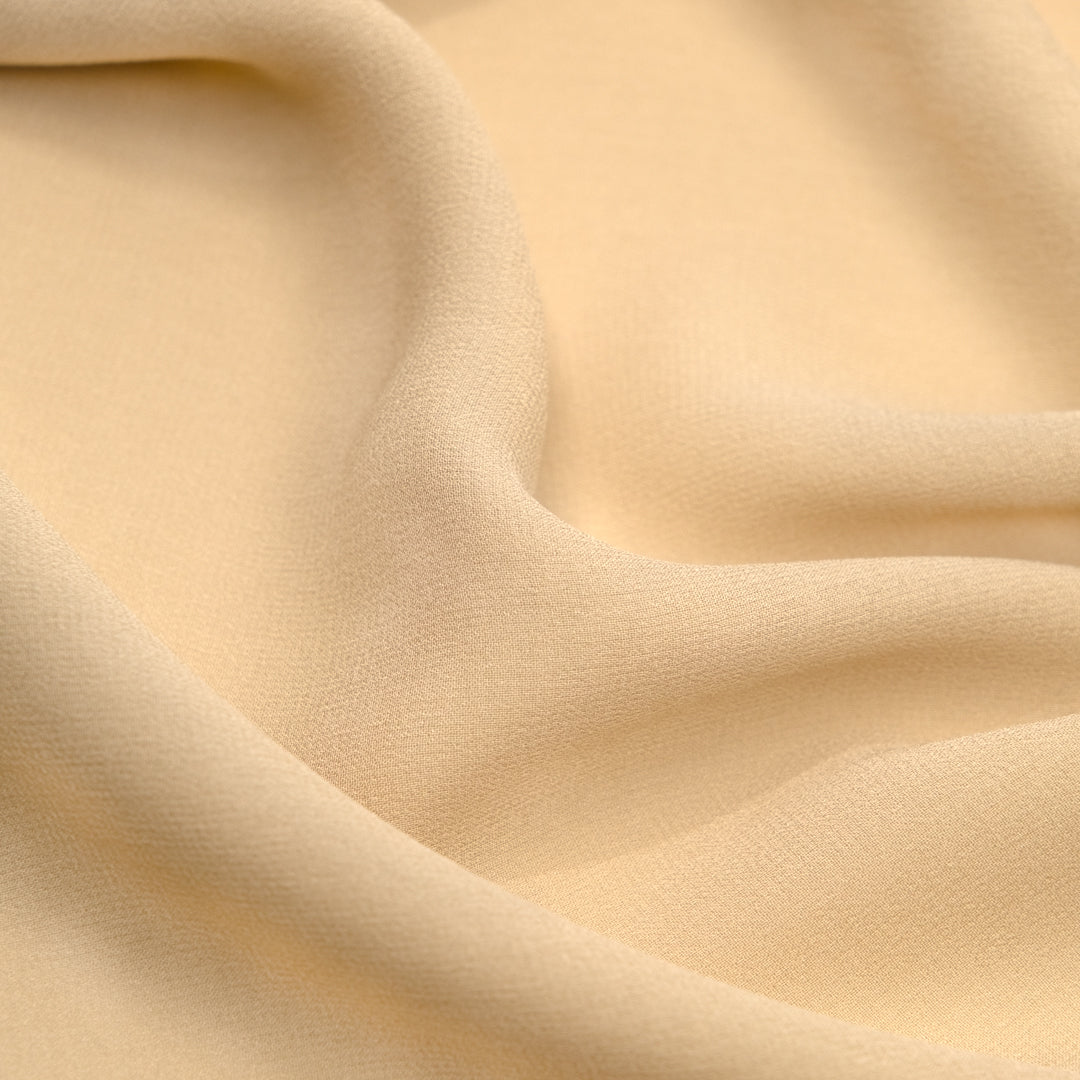 Deadstock Silk Georgette - Sand | Blackbird Fabrics