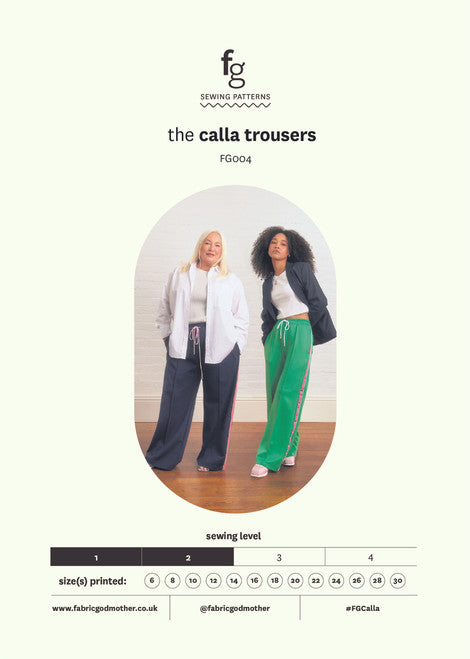 Calla Trousers - Fabric Godmother - PDF Download