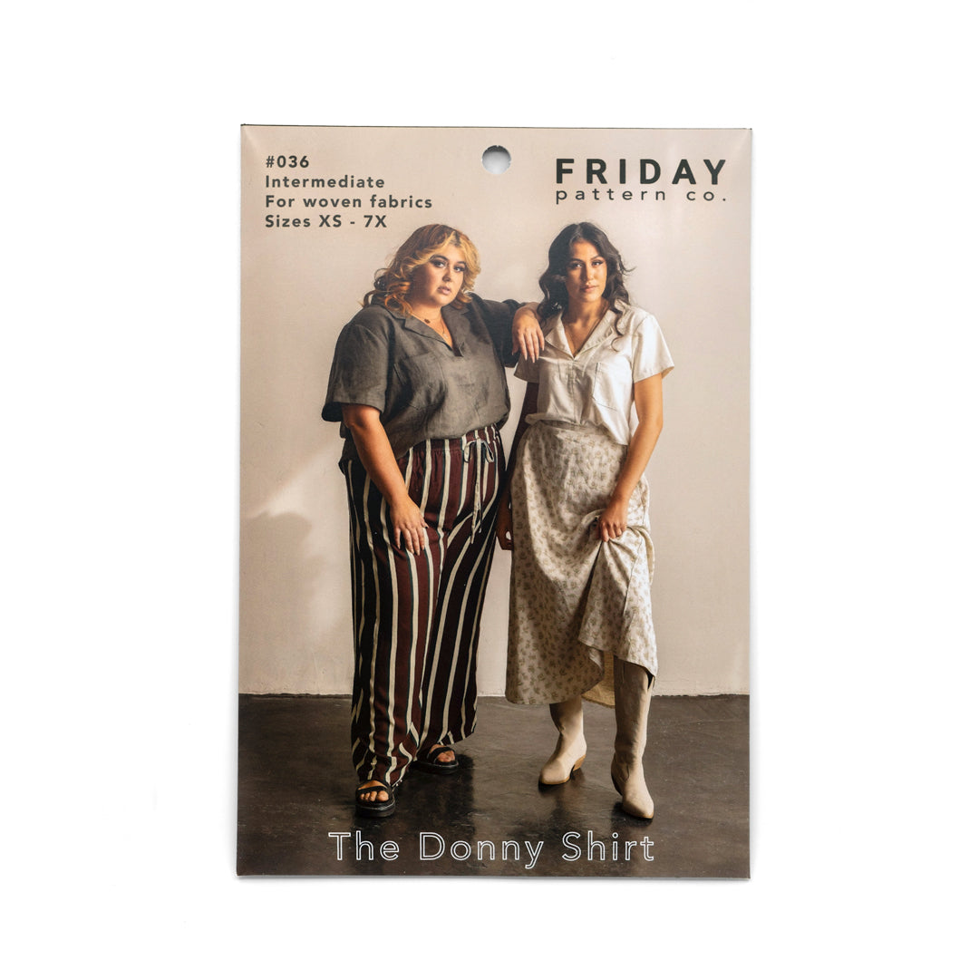 The Donny Shirt by Friday Pattern Co | Blackbird Fabrics