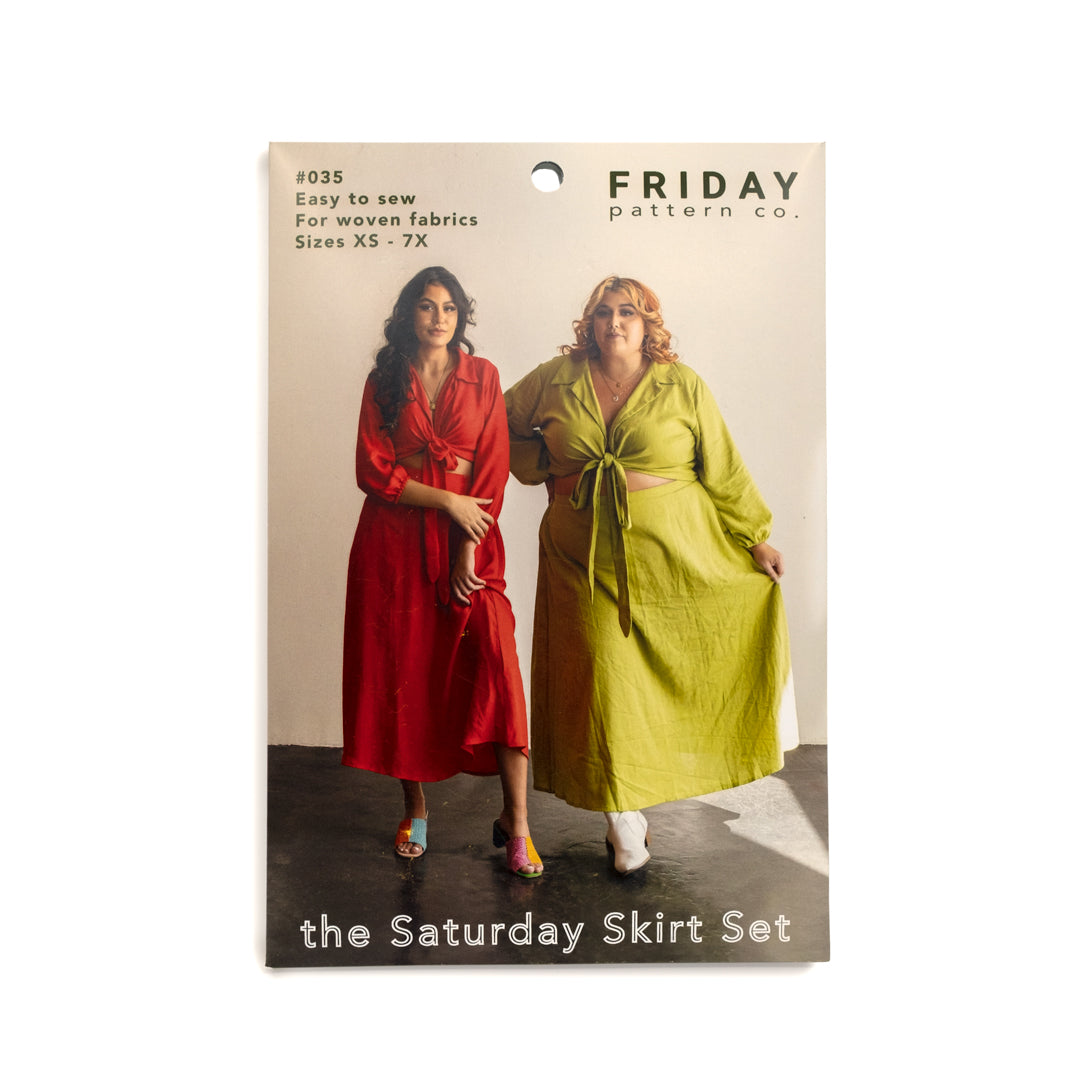 Saturday Skirt Set - Friday Pattern Co | Blackbird Fabrics