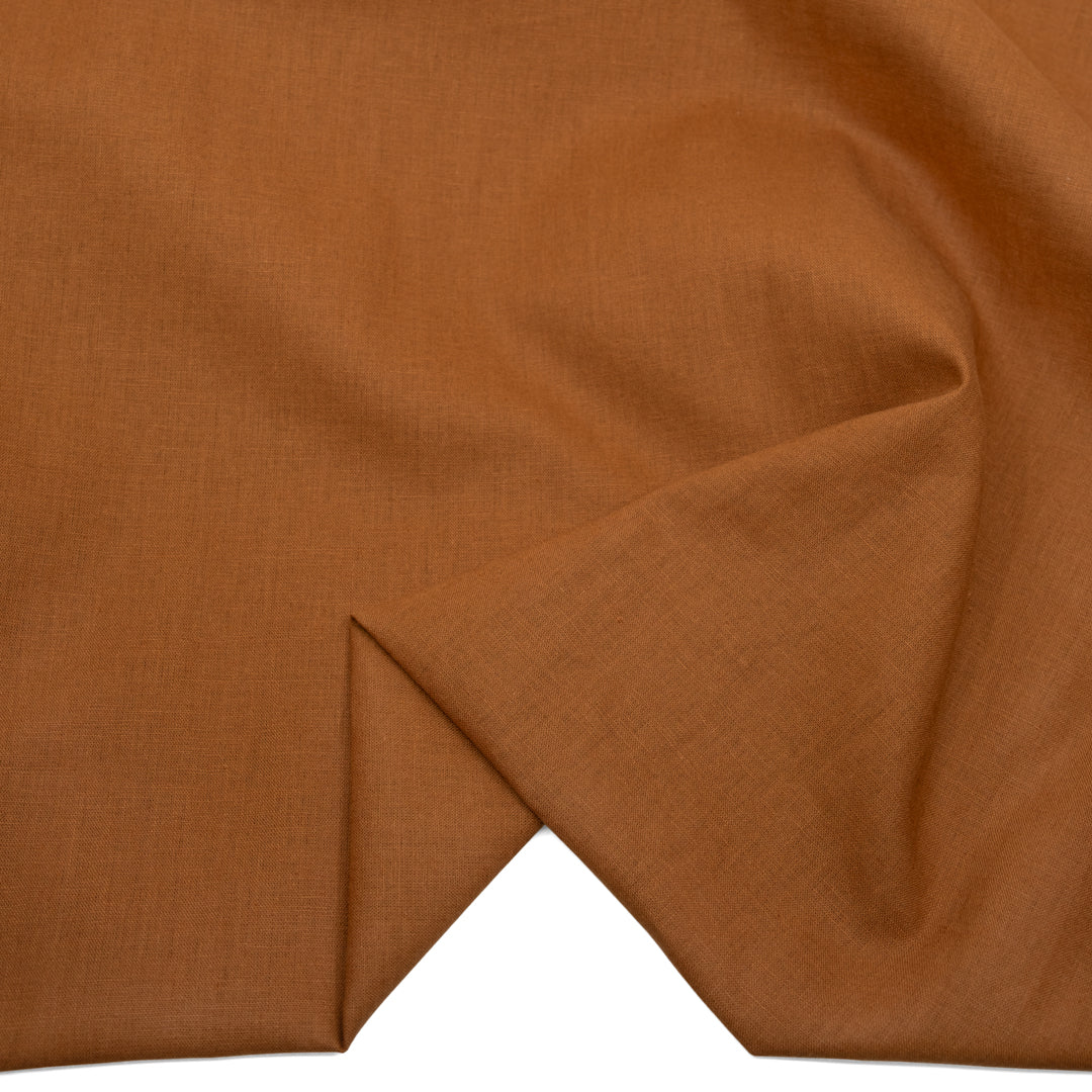 Go-To Cotton Linen Blend - Teak | Blackbird Fabrics