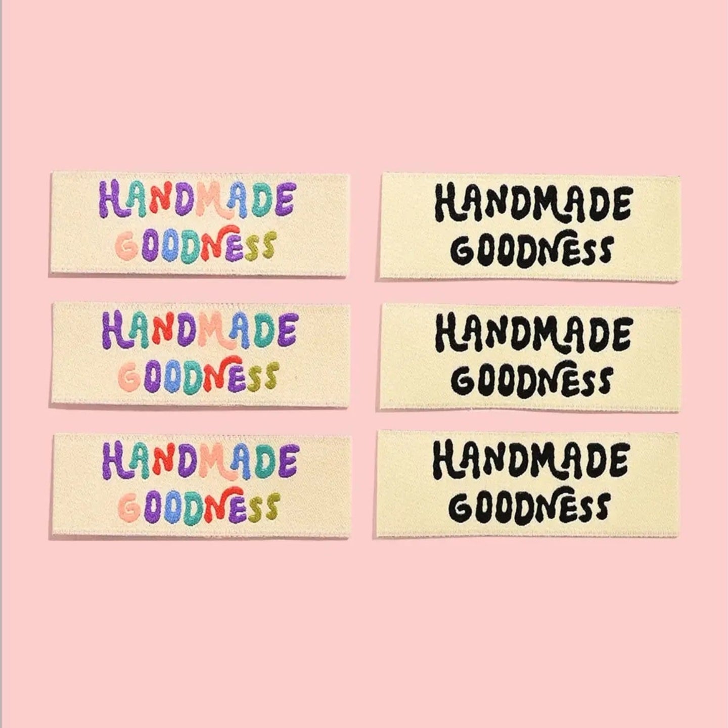 HANDMADE GOODNESS Woven Labels | Blackbird Fabrics