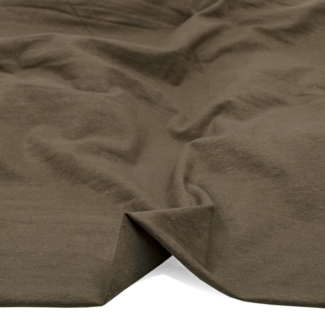 Hemp & Organic Cotton Jersey - Cardamom | Blackbird Fabrics