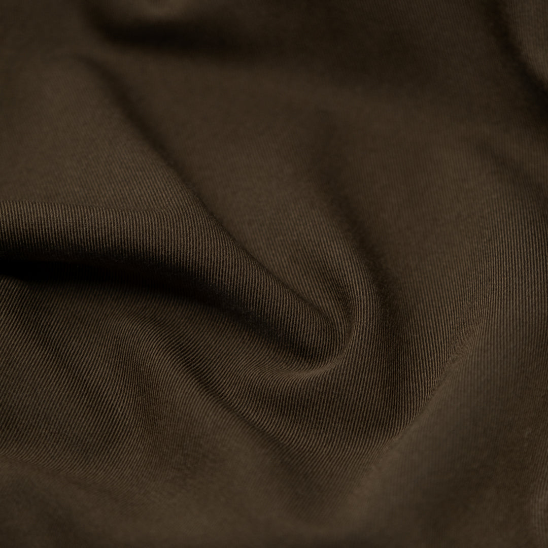 Highrise Poly Viscose Twill Suiting - Espresso | Blackbird Fabrics