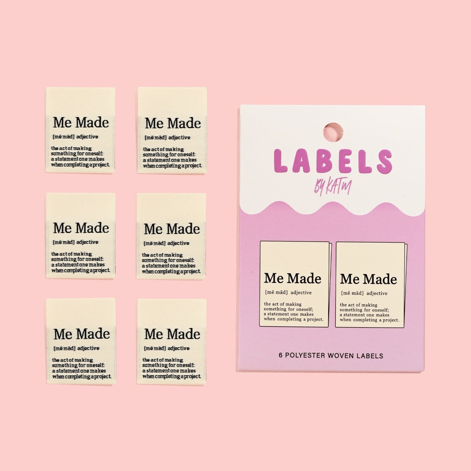 Definition Me Made Woven Labels | Blackbird Fabrics