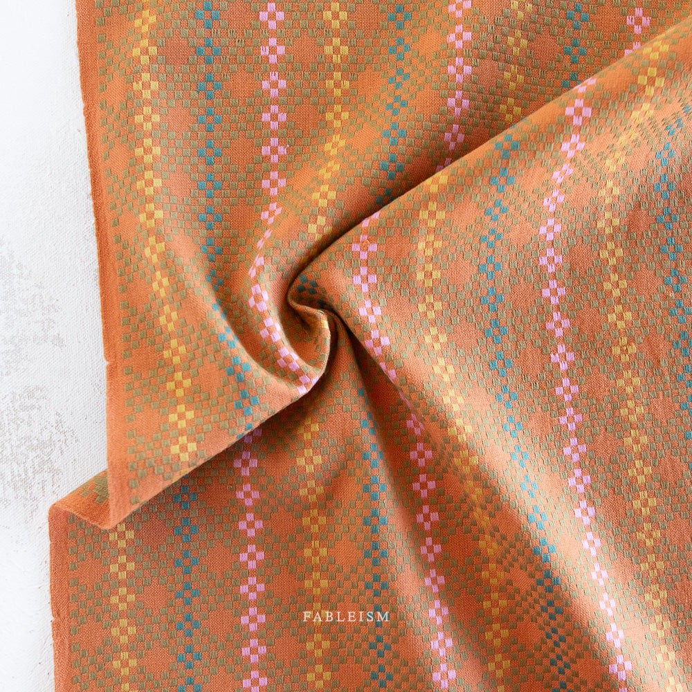 Mosaic Cotton - Amaretto | Blackbird Fabrics