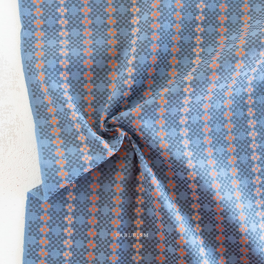 Mosaic Cotton - Blue | Blackbird Fabrics