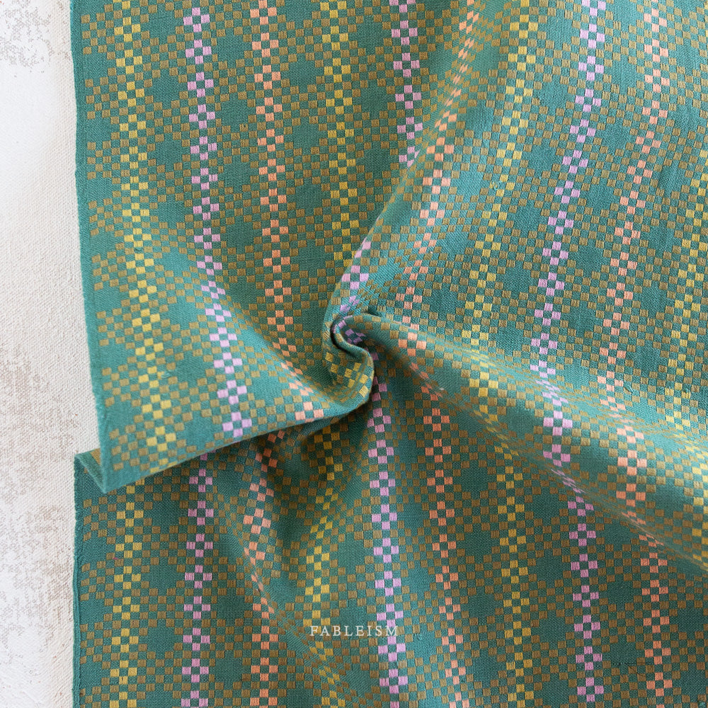 Mosaic Cotton - Melon | Blackbird Fabrics