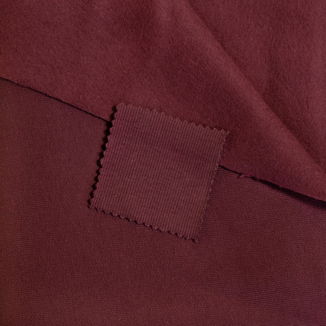 Laidback Organic Cotton Sweatshirt Fleece - Mulberry | Blackbird Fabrics