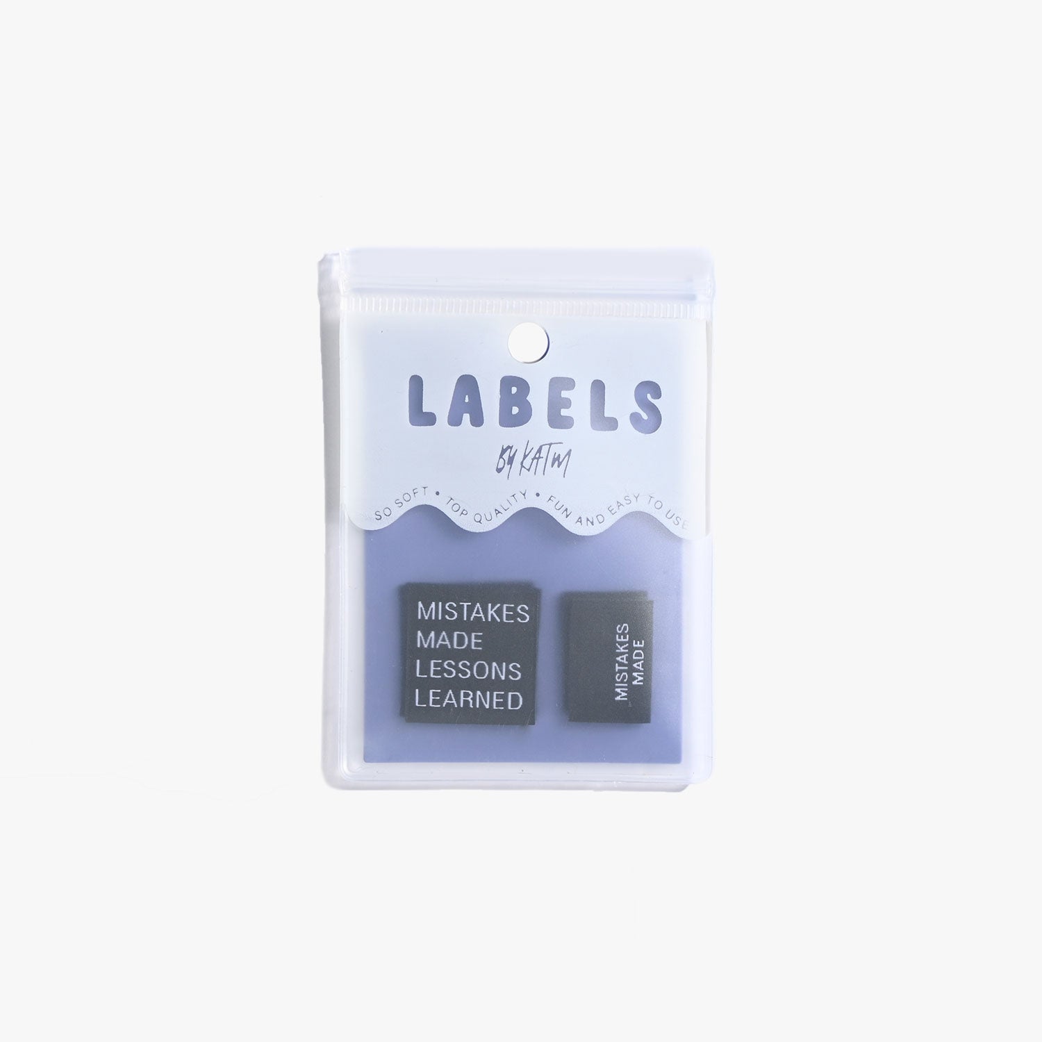 MISTAKES MADE LESSONS LEARNED Woven Labels