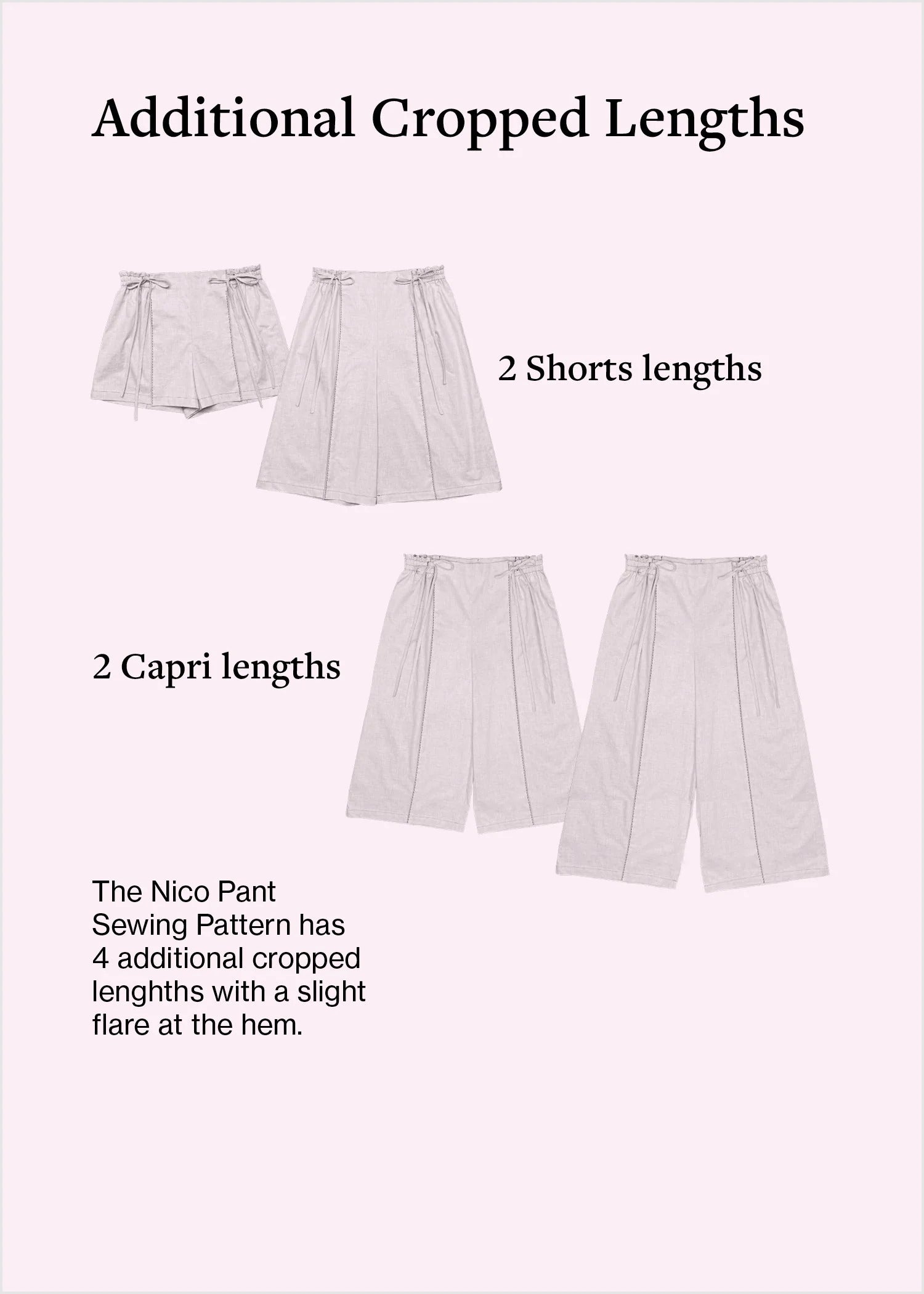 Nico Pants, Shorts and Capri - Fortiv - PDF Download