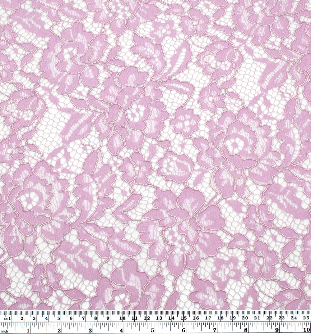 Nightingale Corded Lace - Lilac Luster | Blackbird Fabrics