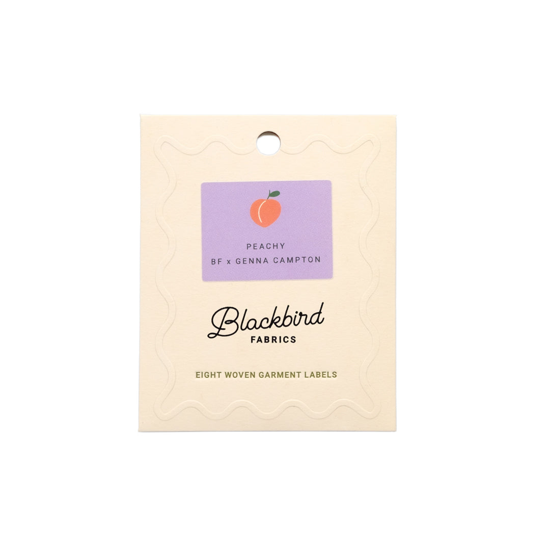 Peachy Labels - Pack of 8 | Blackbird Fabrics