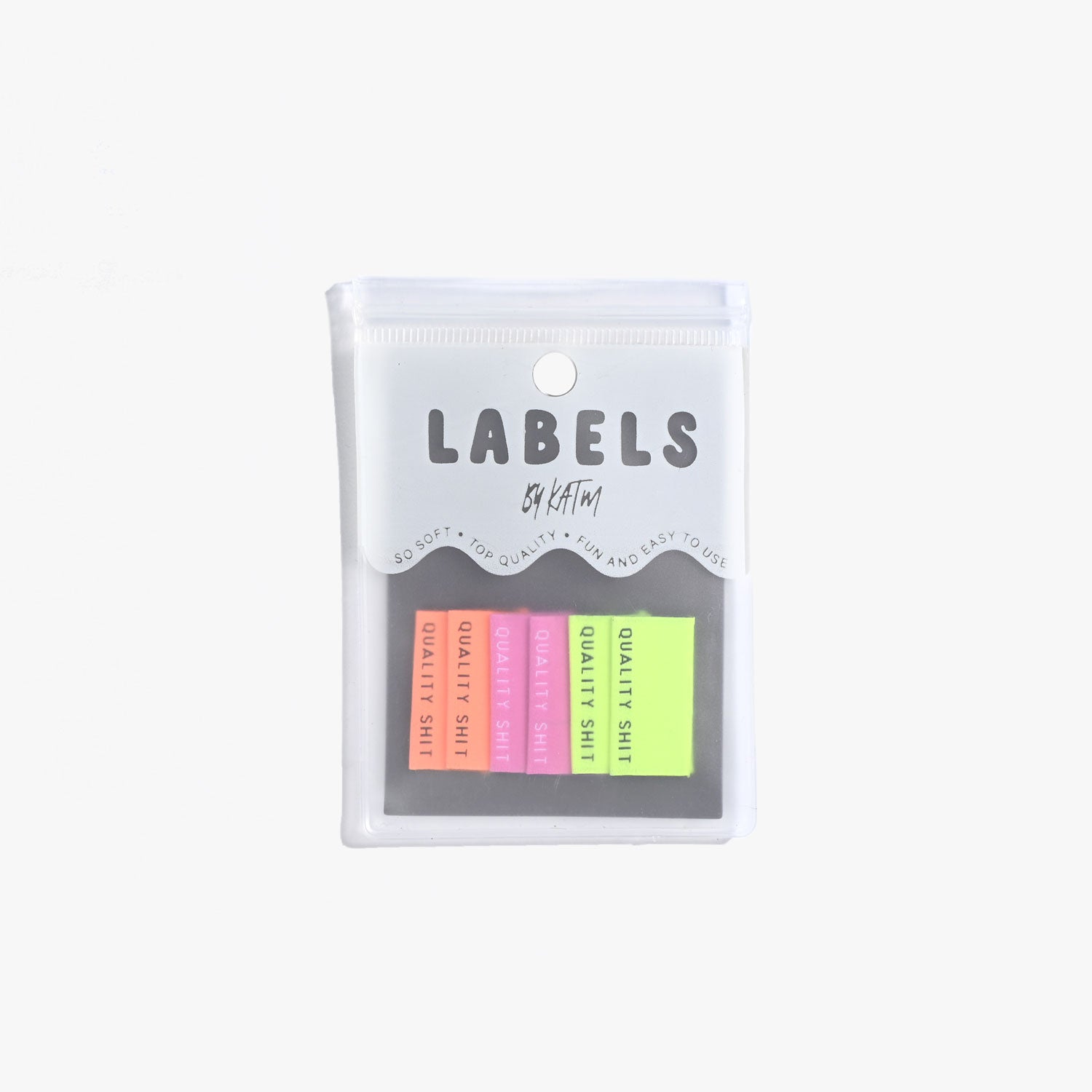 QUALITY SHIT Woven Labels