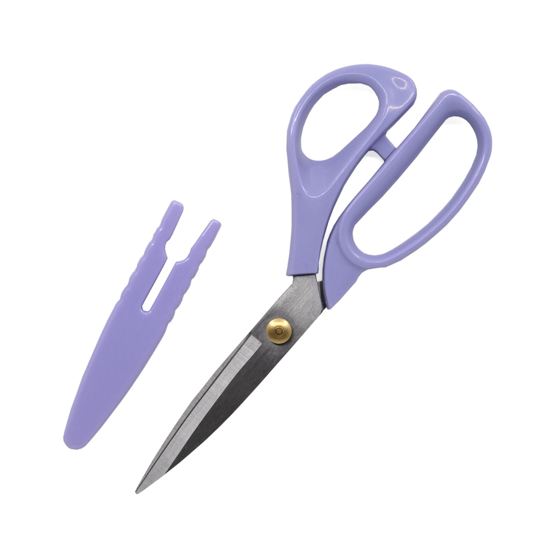 Purple 8.5" Craft Scissors - LDH Scissors | Blackbird Fabrics