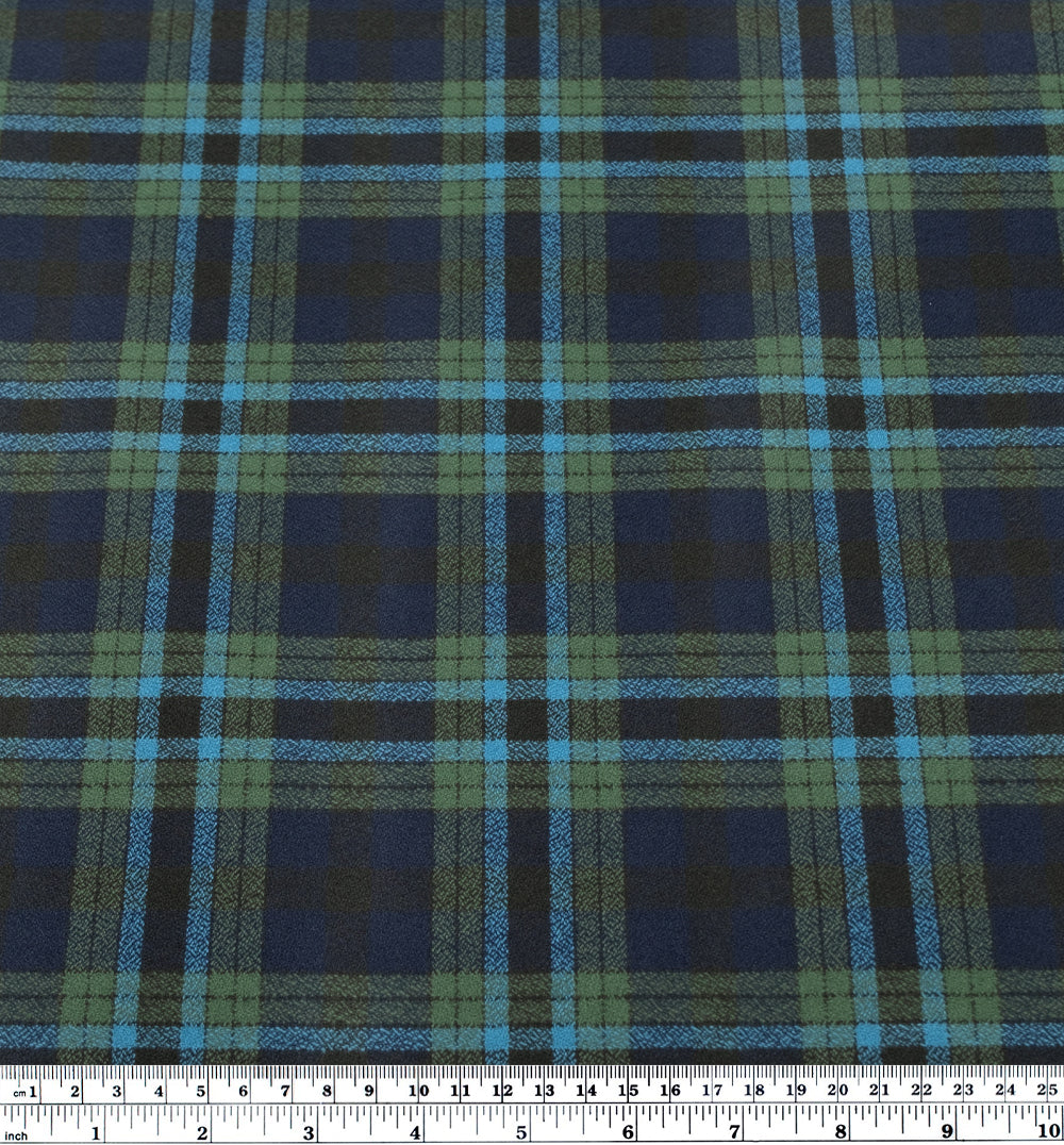 Plaid Cotton Flannel - Dragonfly | Blackbird Fabrics