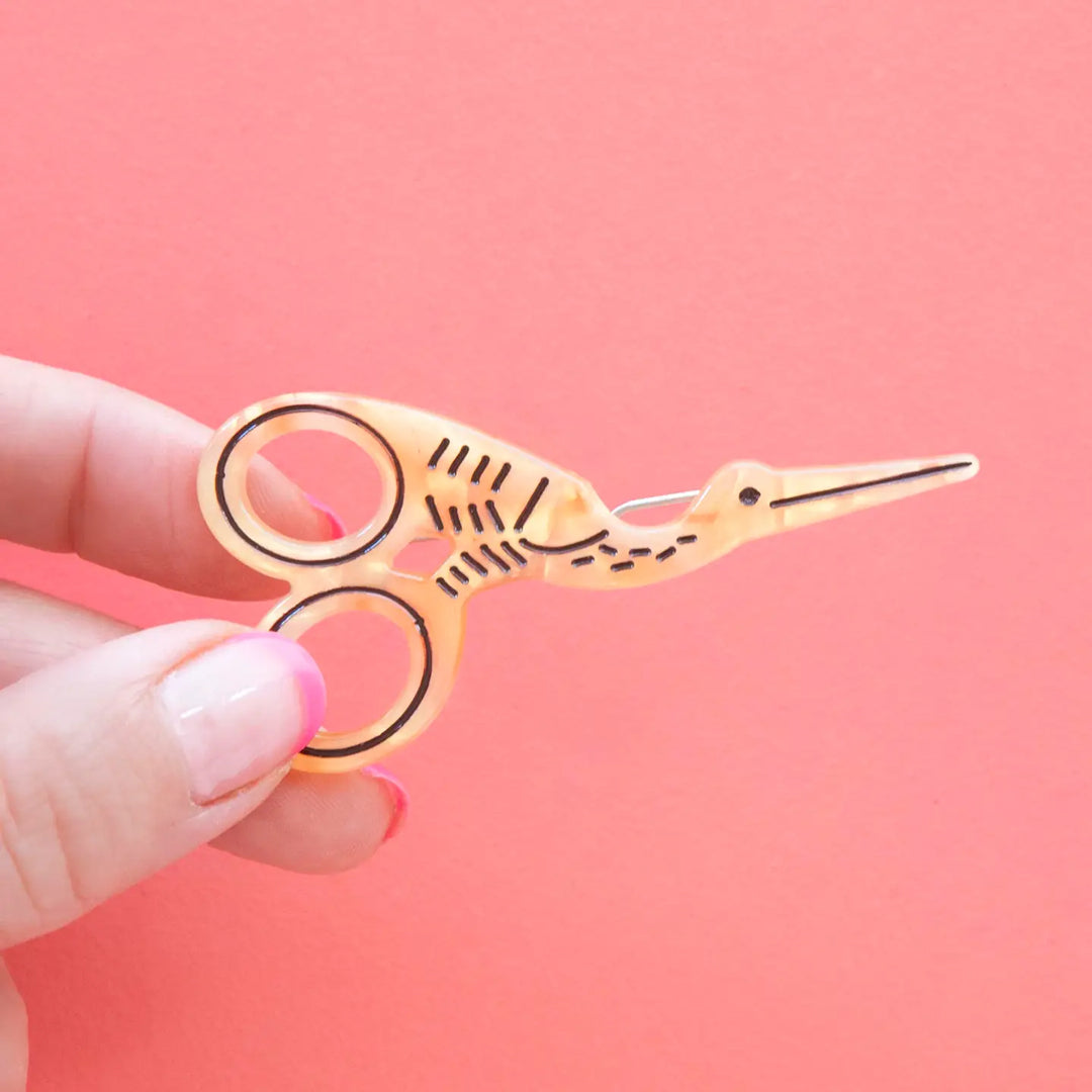 STORK SCISSORS Hair Clip By Sarah Hearts | Blackbird Fabrics