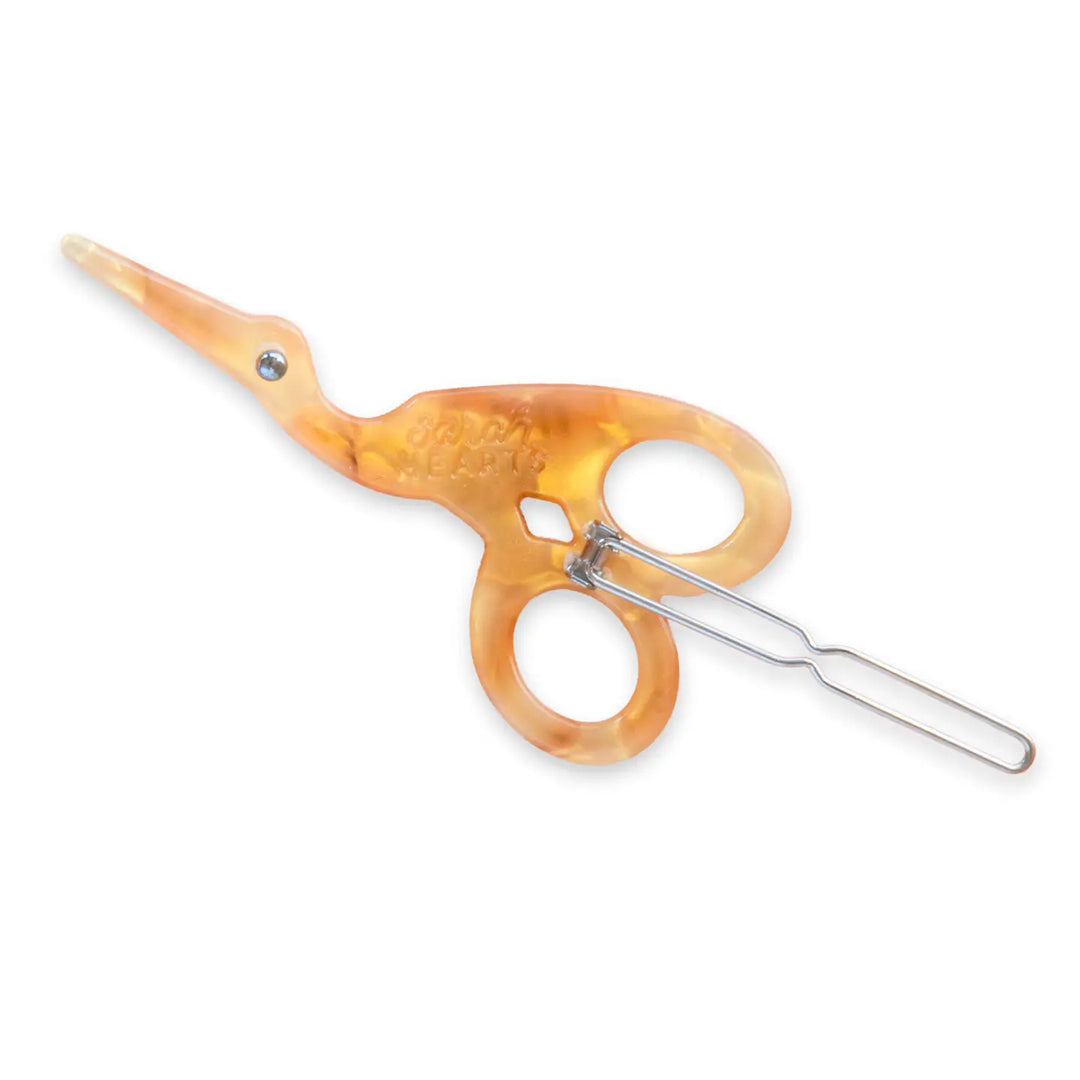 STORK SCISSORS Hair Clip By Sarah Hearts | Blackbird Fabrics