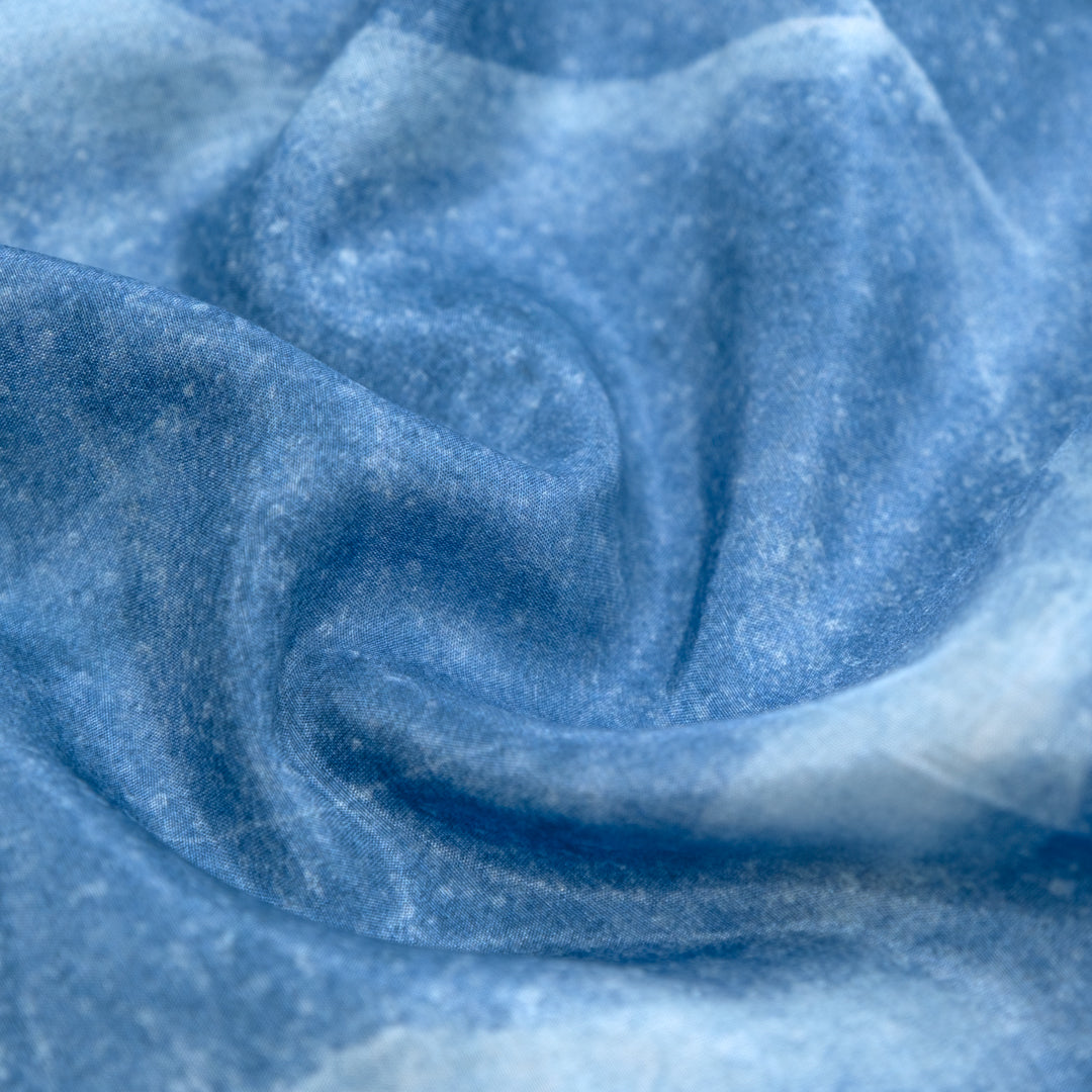 Sun Bleached Cotton Silk Voile - Sky | Blackbird Fabrics
