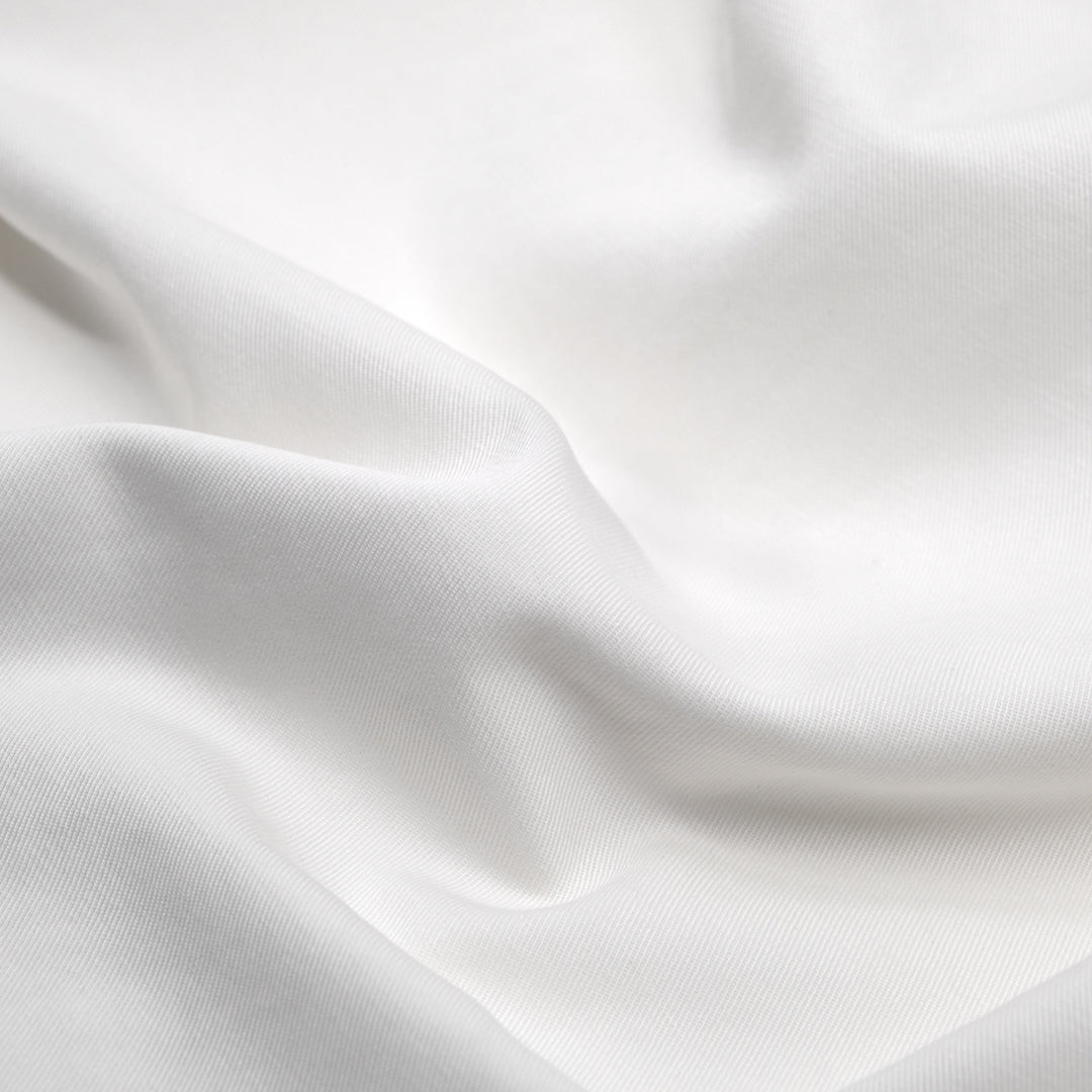 Uptown Cotton Lyocell Twill - White | Blackbird Fabrics