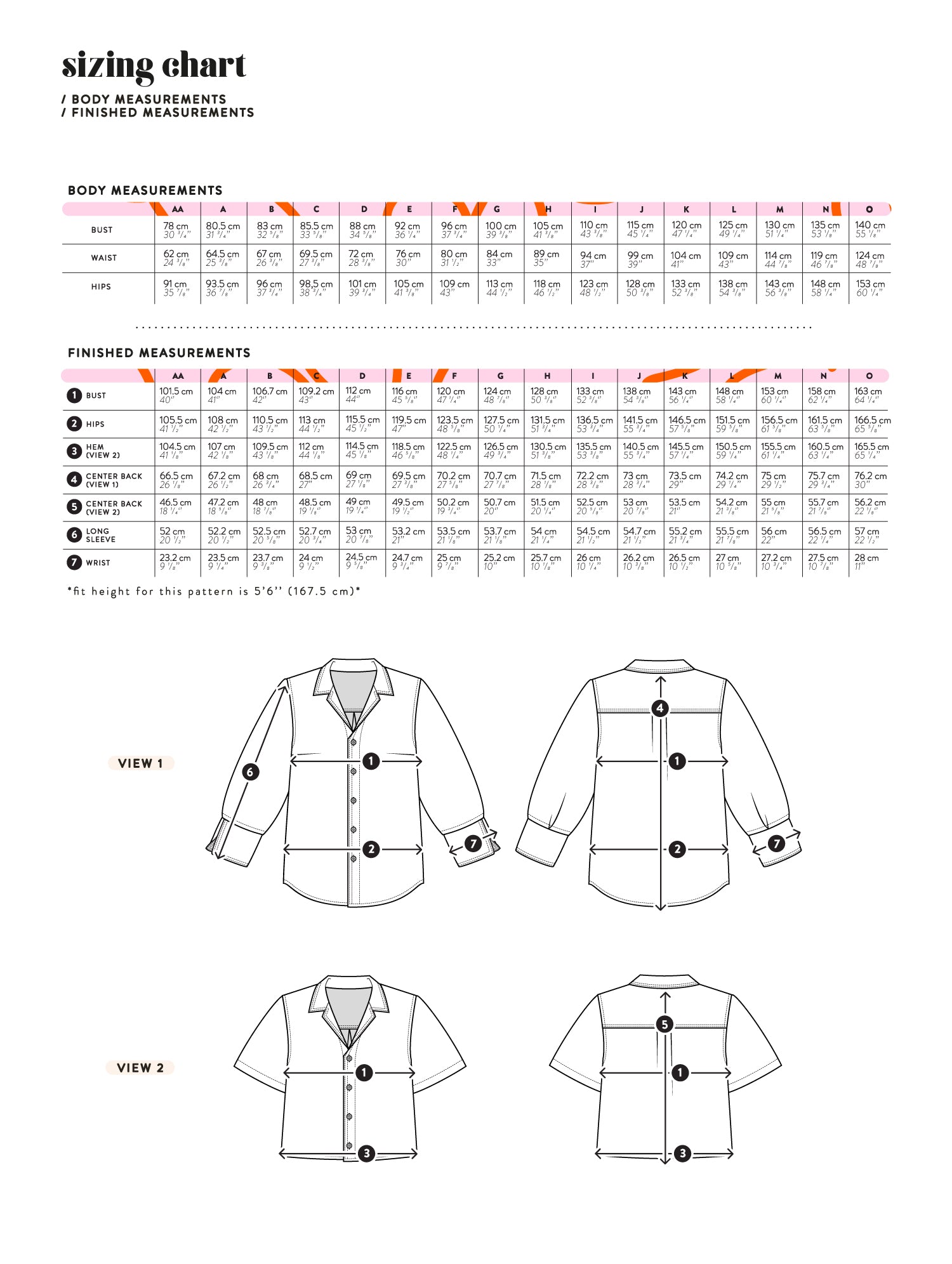 The Weekday Shirt - Les Perlines - PDF Download