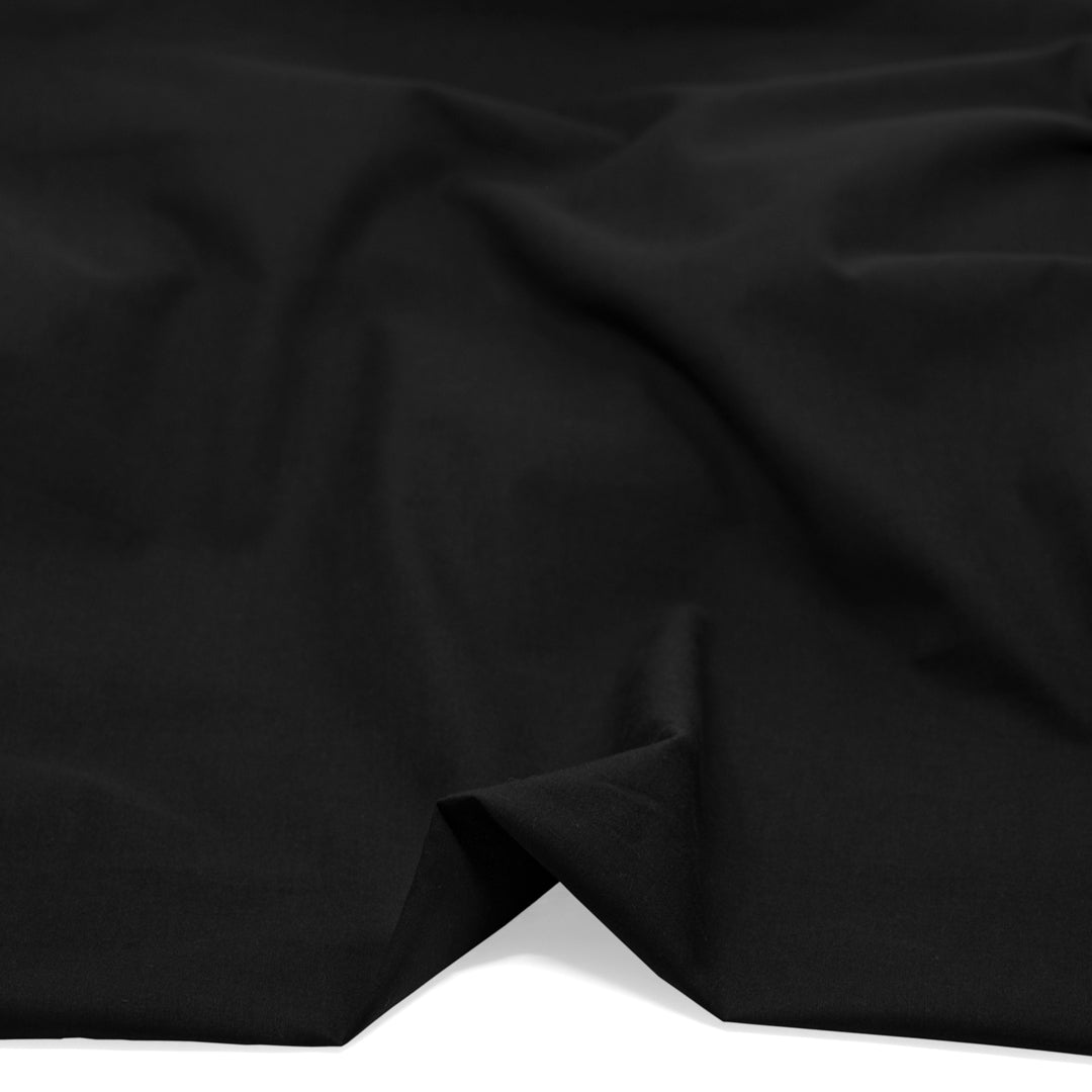 Weightless Cotton Voile - Black | Blackbird Fabrics