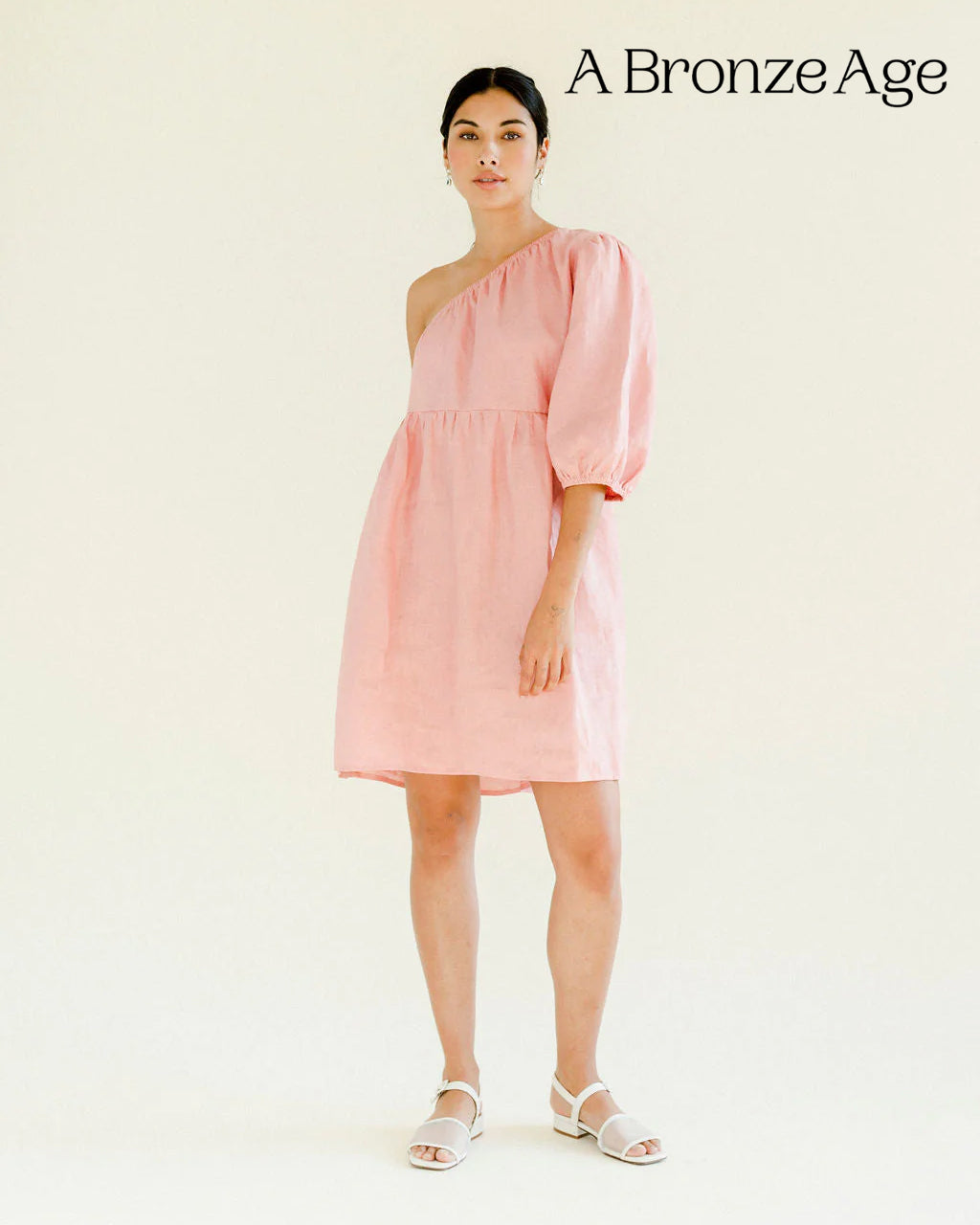 Deadstock 100% Linen - Flamingo | Blackbird Fabrics 