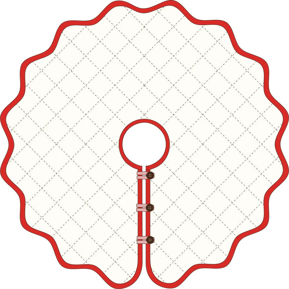 Connie Christmas Tree Skirt - Syd Graham - PDF Download