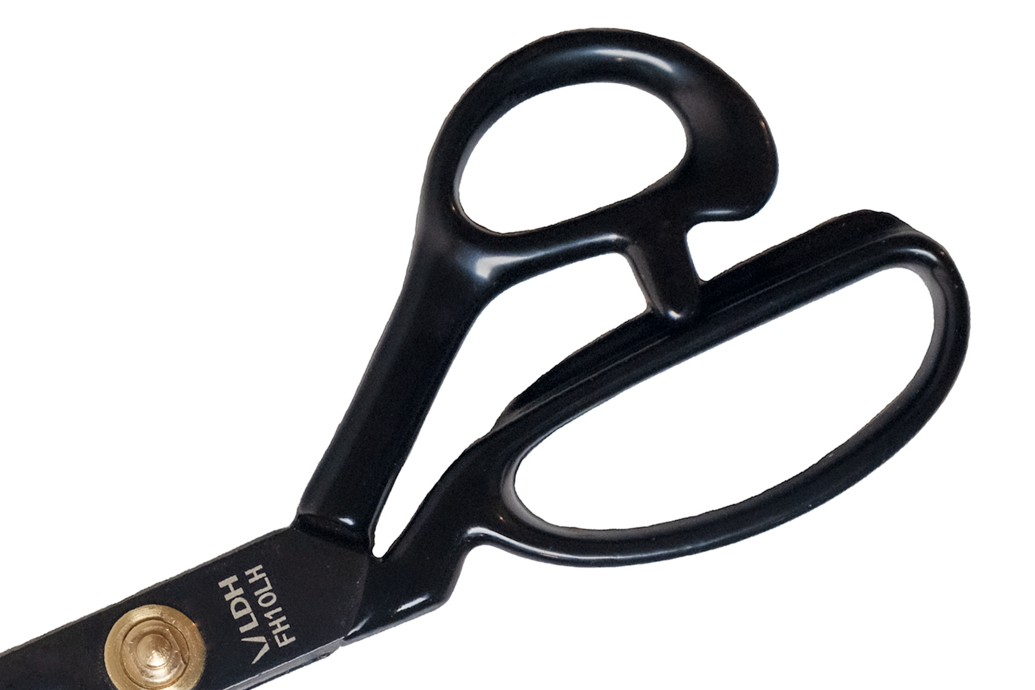 True Left-Handed 10" Midnight Edition Fabric Shears - Rubber Handle - LDH Scissors | Blackbird Fabrics