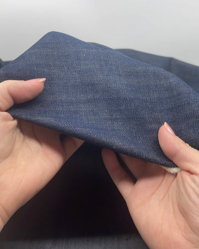 10oz Italian Non-Stretch Denim - Antique Blue | Blackbird Fabrics