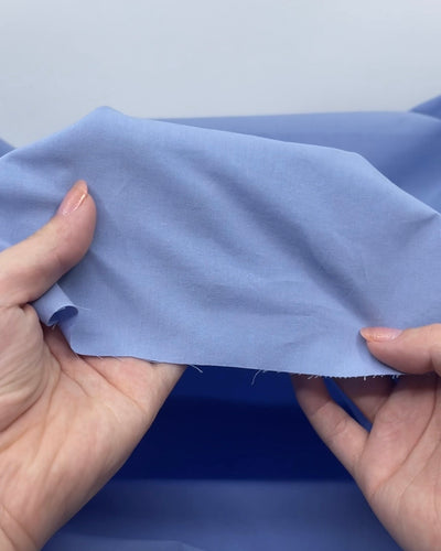Crisp Cotton Poplin - Baby Blue | Blackbird Fabrics