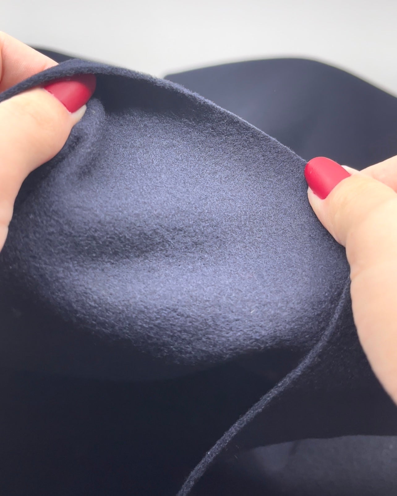 Deadstock Wool Cashmere Blend Coating Midnight Blue Blackbird Fabrics