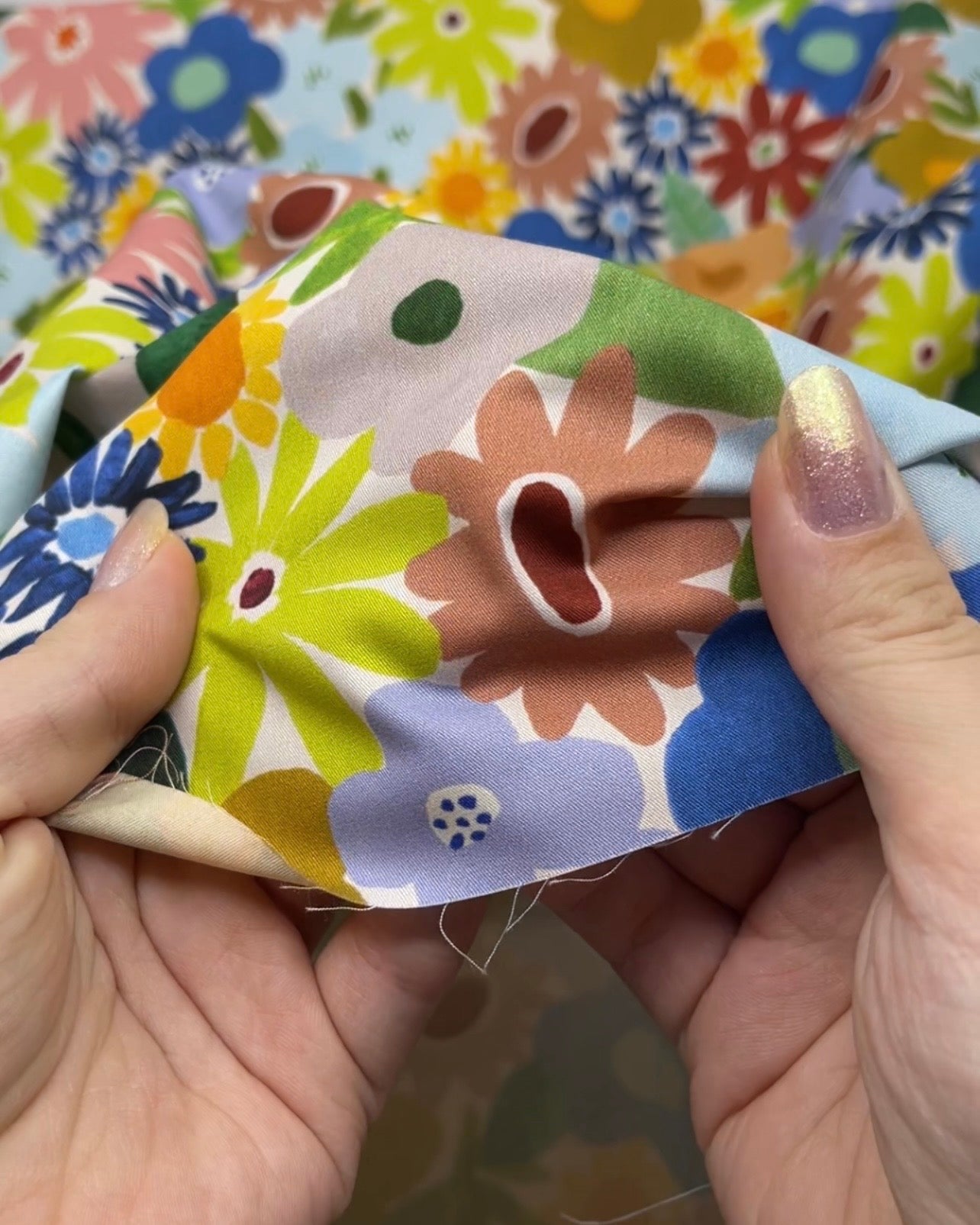 Garden Medley Lightweight Cotton Twill - Summer Breeze | Blackbird Fabrics