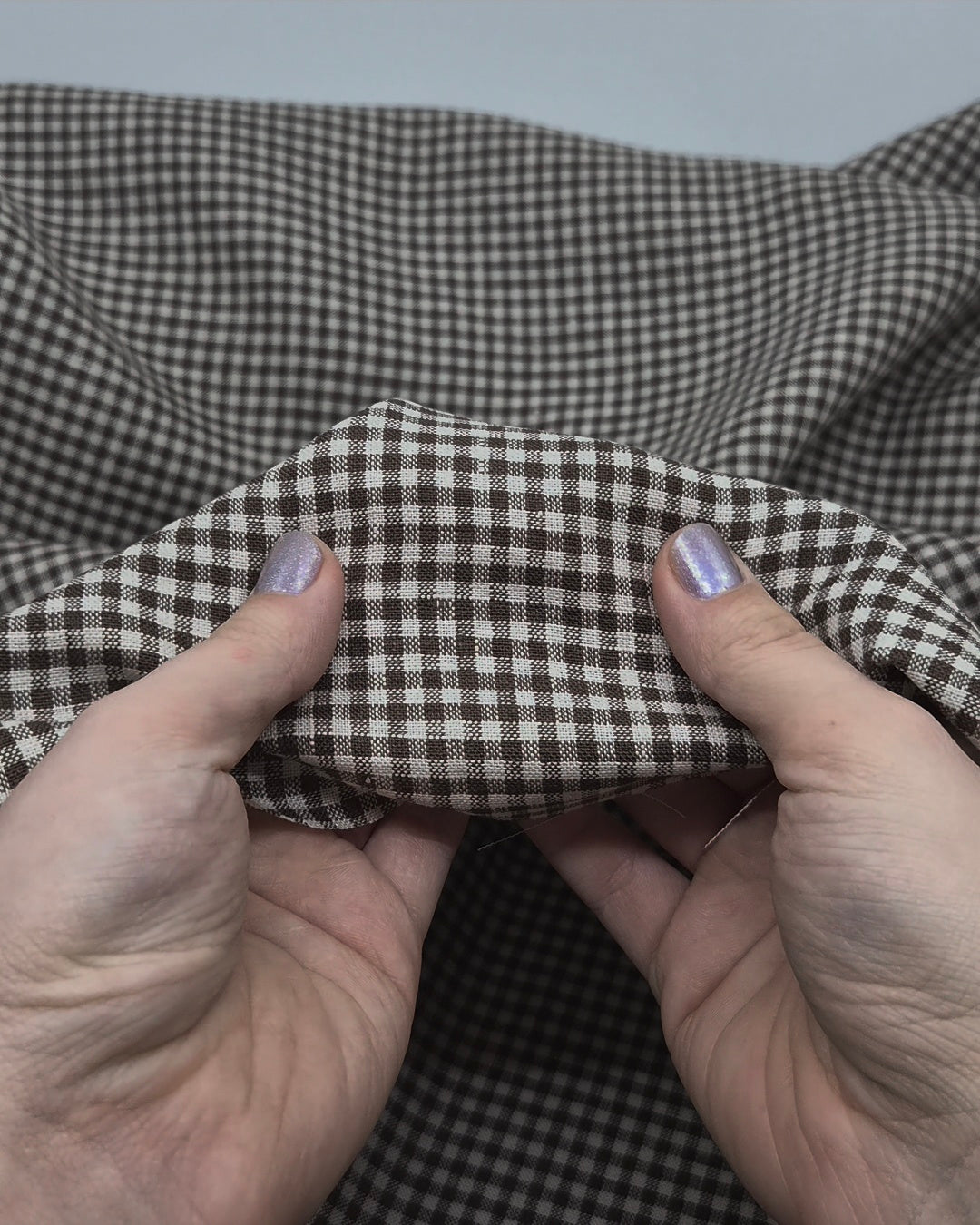 Petite Gingham Linen | Blackbird Fabrics