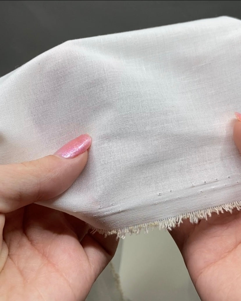 Poly Cotton Sew-In Interfacing - White | Blackbird Fabrics
