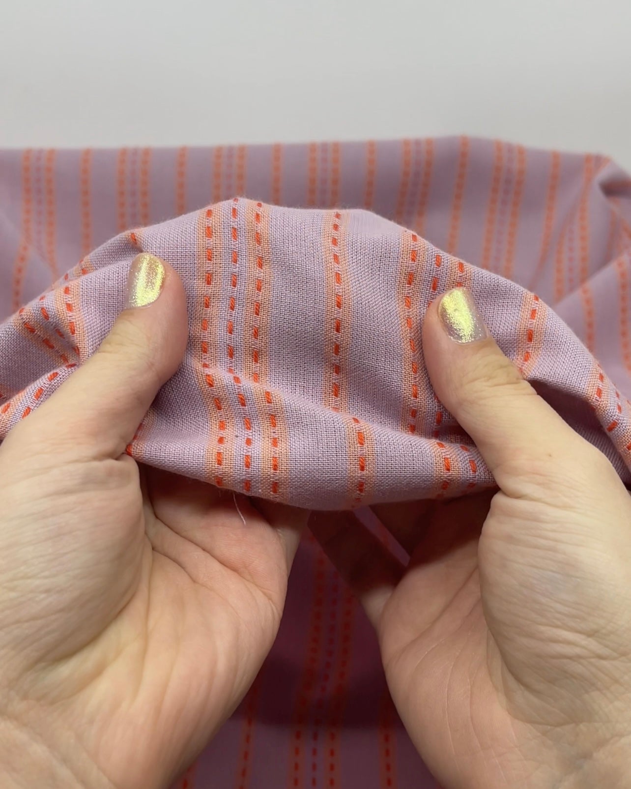 Stitch Stripe Cotton | Blackbird Fabrics