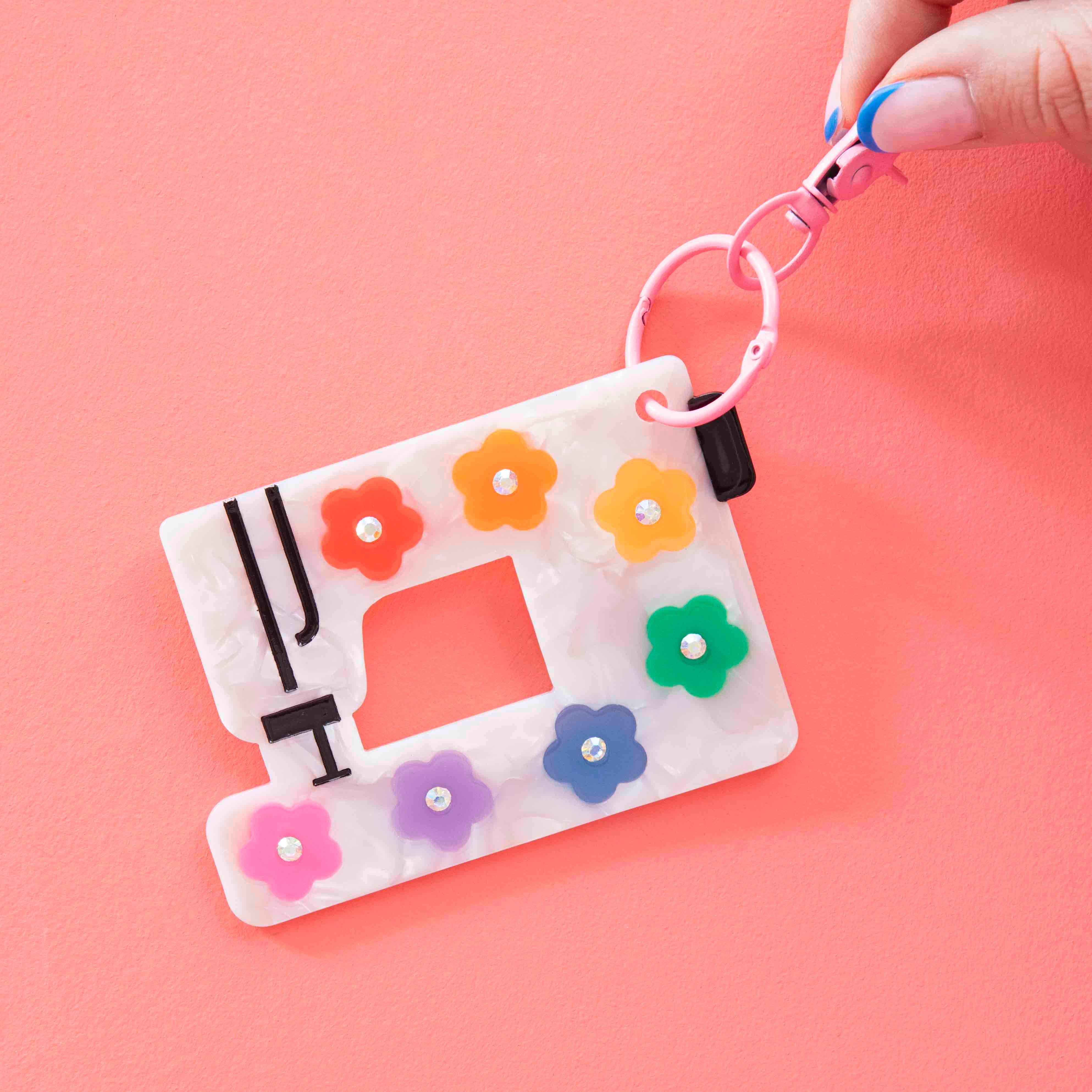 SEWING MACHINE Bag Charm By Sarah Hearts | Blackbird Fabrics