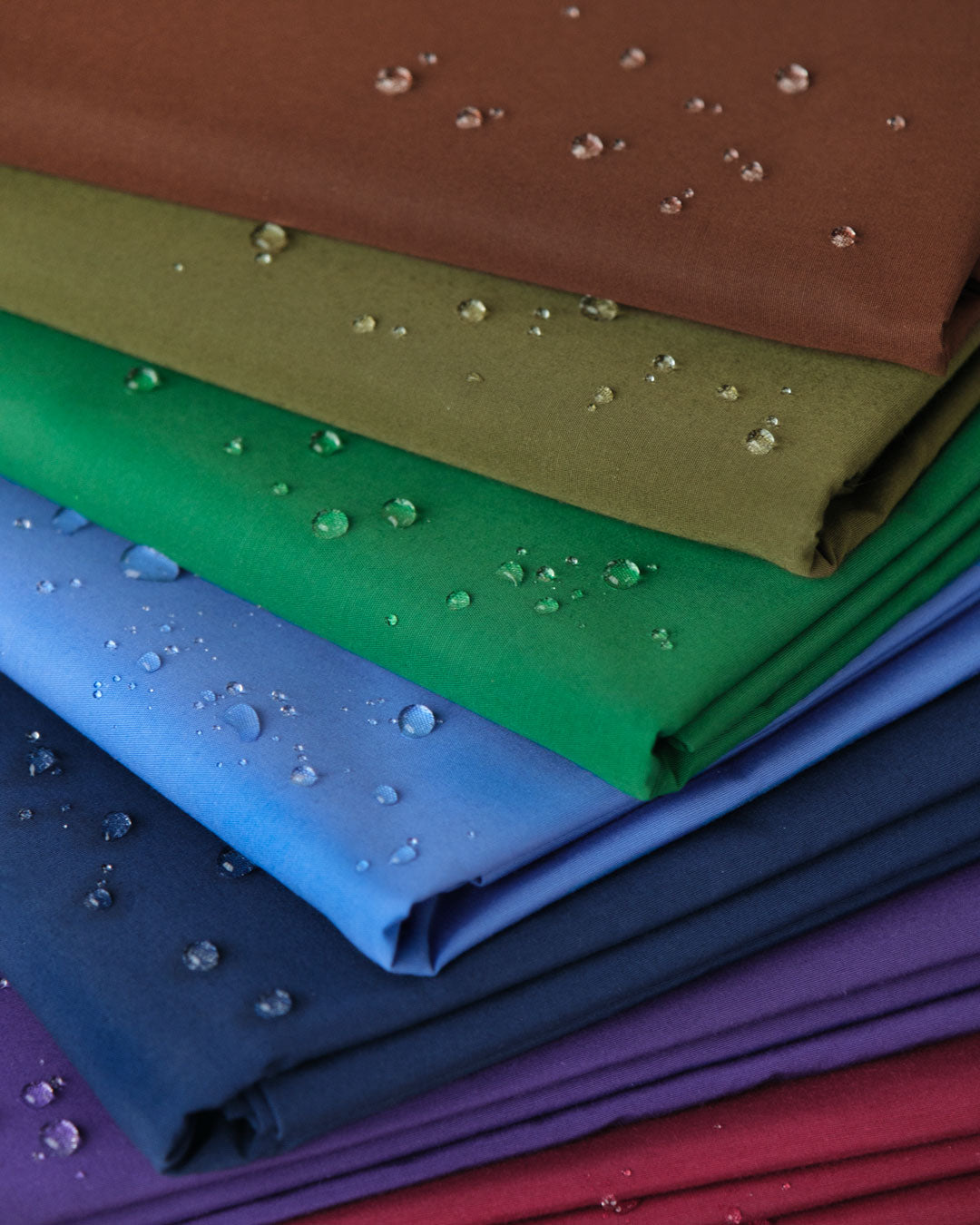 Deadstock Water Resistant Nylon Rain Shell - Purple