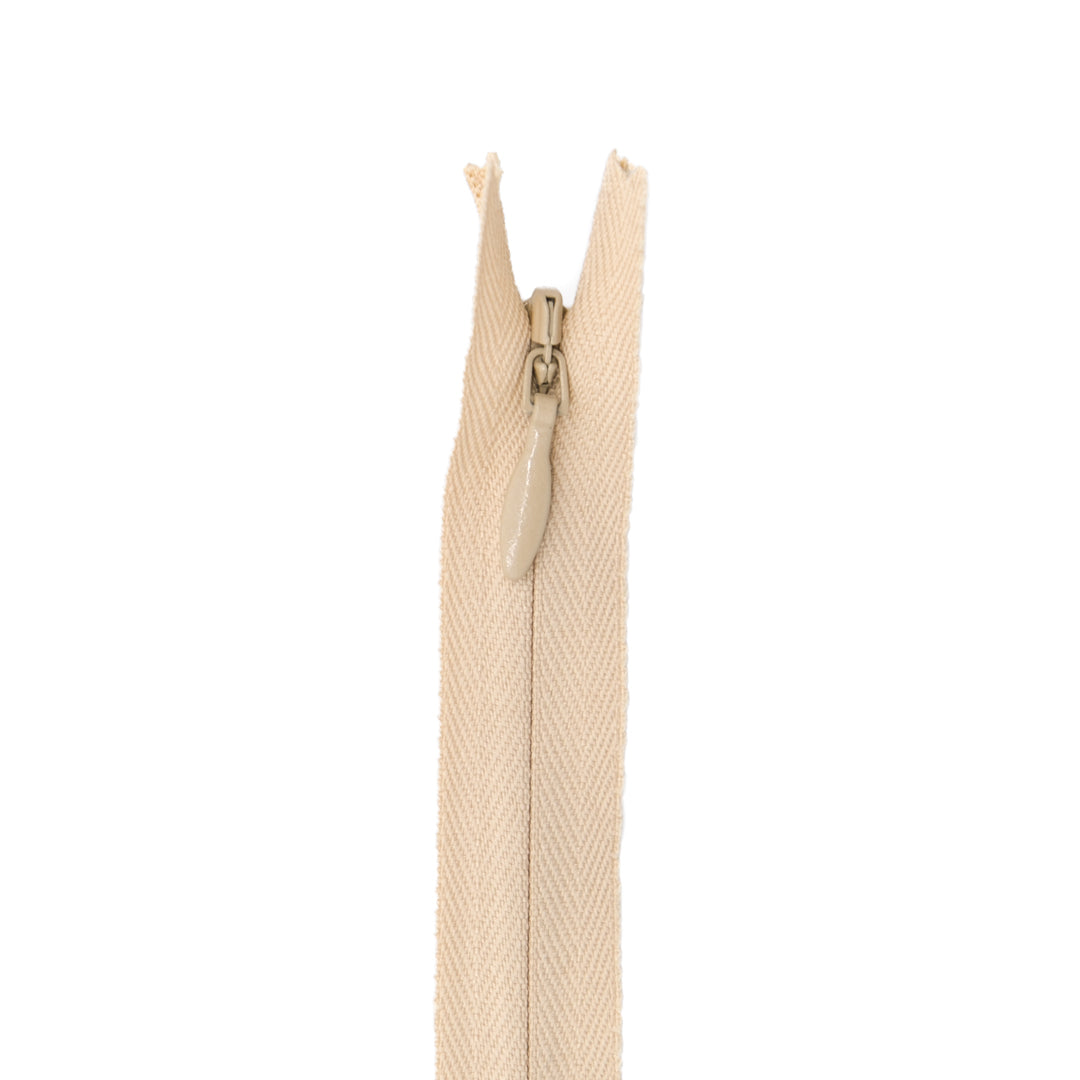 2 X 9" (23cm) YKK Nylon Concealed Closed End Zippers – Choice Of Colors
