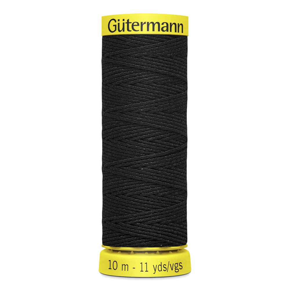 Gütermann Elastic Thread - Black
