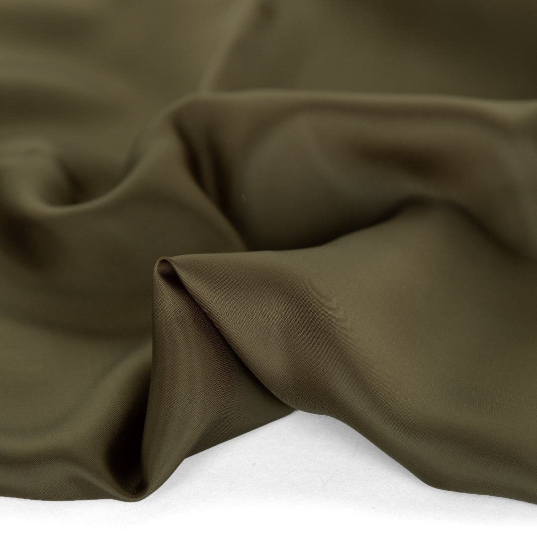 Bemberg Cupro Lining - Olive Drab | Blackbird Fabrics