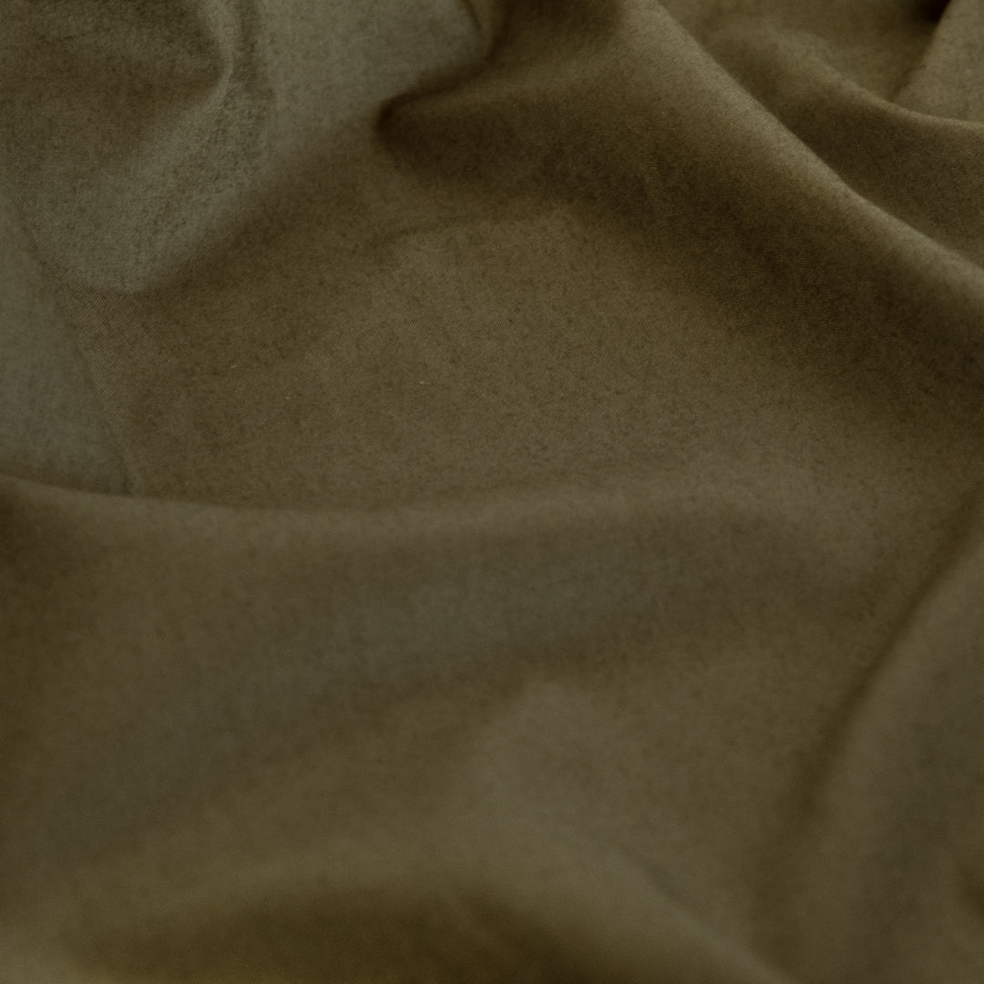 A Bronze Age - Deadstock Cotton Lawn *Imperfect* - Smoked Olive | Blackbird Fabrics