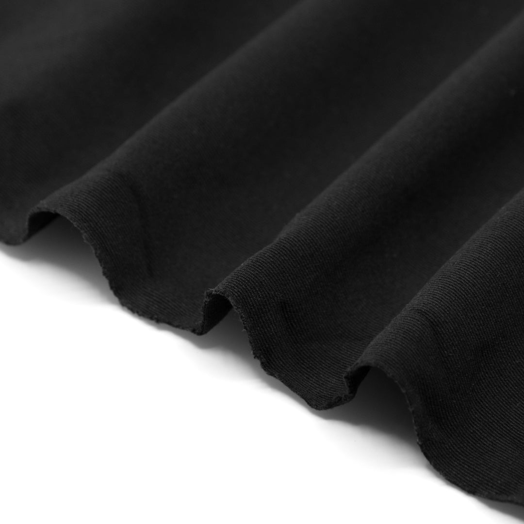 Deadstock Activewear 1x1 Rib Knit - Black