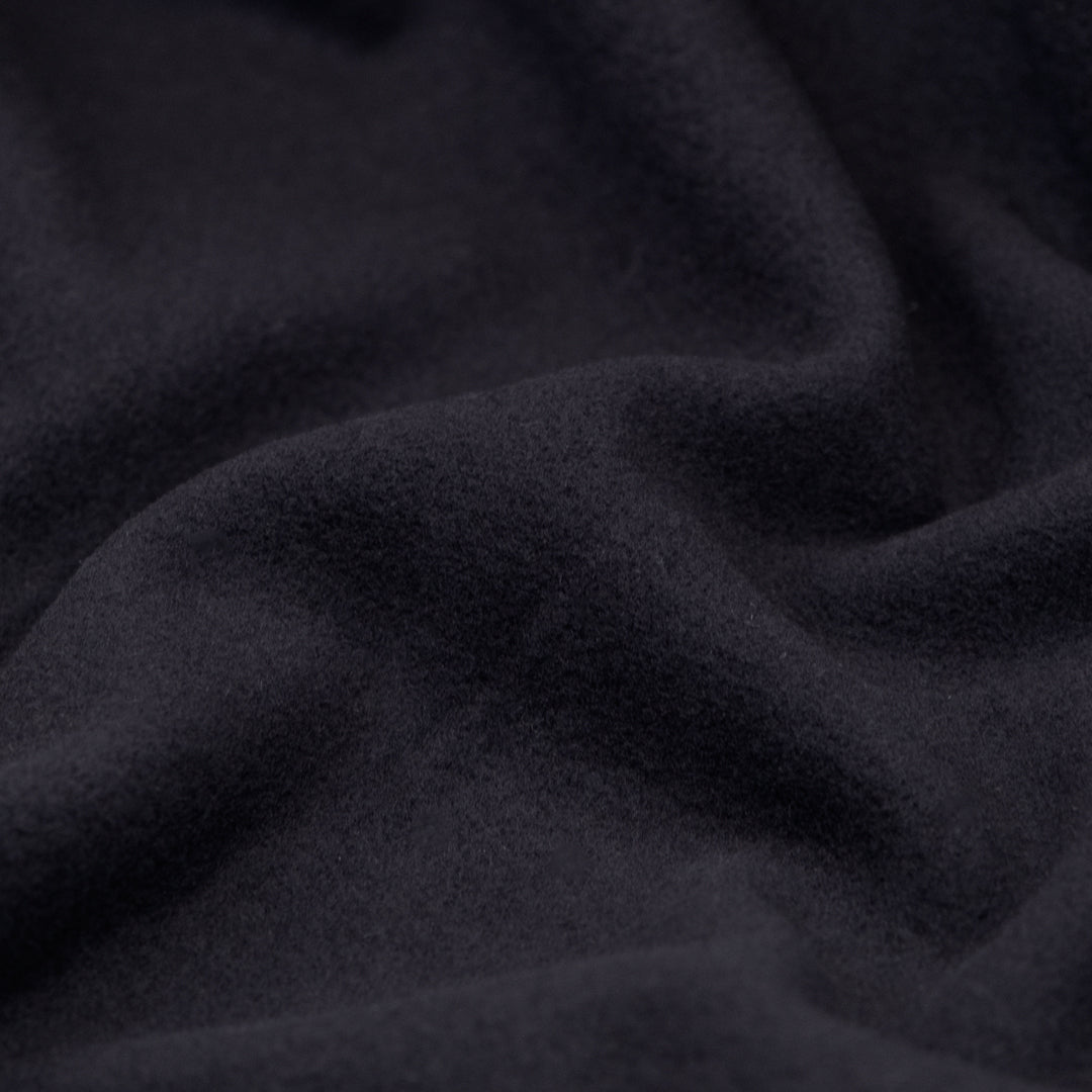 Deadstock Cashmere Wool Blend Coating - Midnight Navy