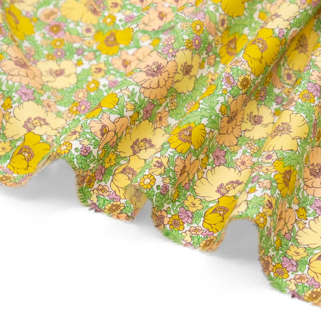 Deadstock Liberty Cotton Tana Lawn™ - Meadow Song Yellow