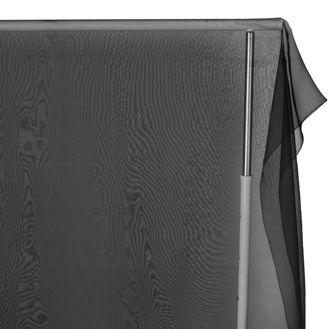 Silk Organza - Black | Blackbird Fabrics