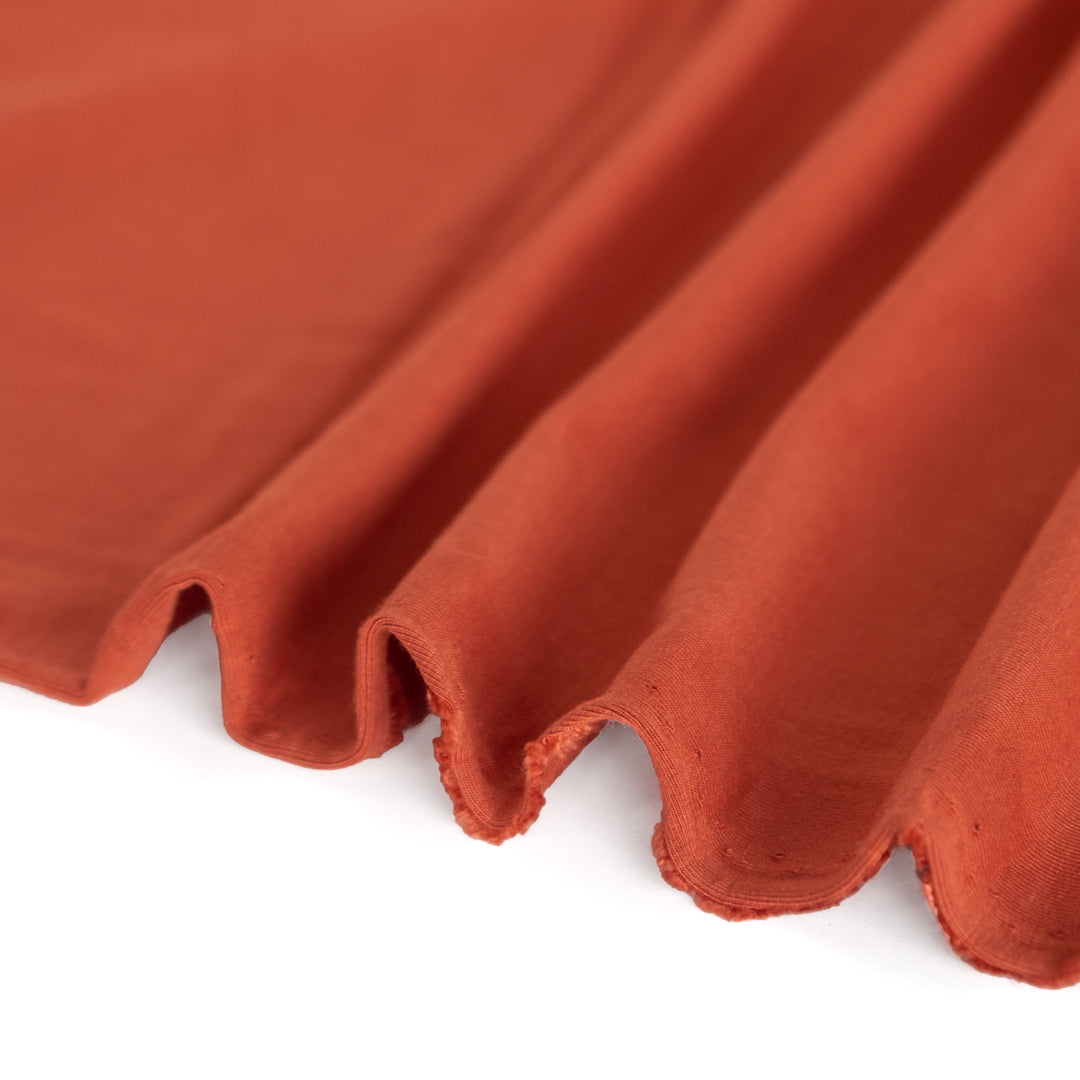 Bamboo Jersey Knit - Blood Orange | Blackbird Fabrics