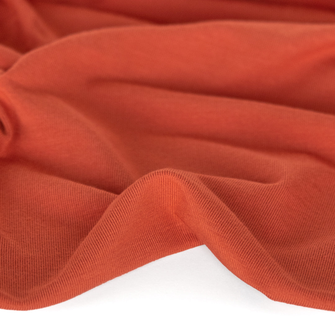 Bamboo Jersey Knit - Blood Orange | Blackbird Fabrics