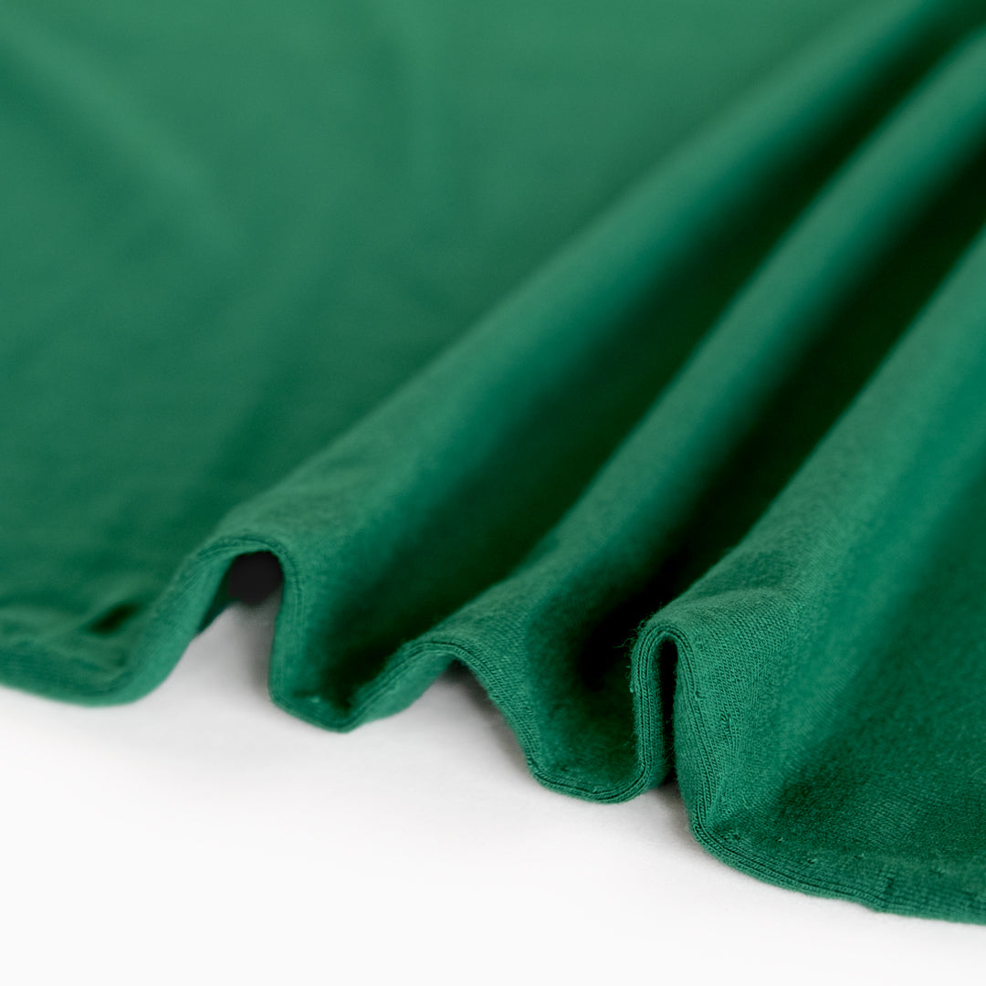 Bamboo Jersey Knit - Emerald | Blackbird Fabrics